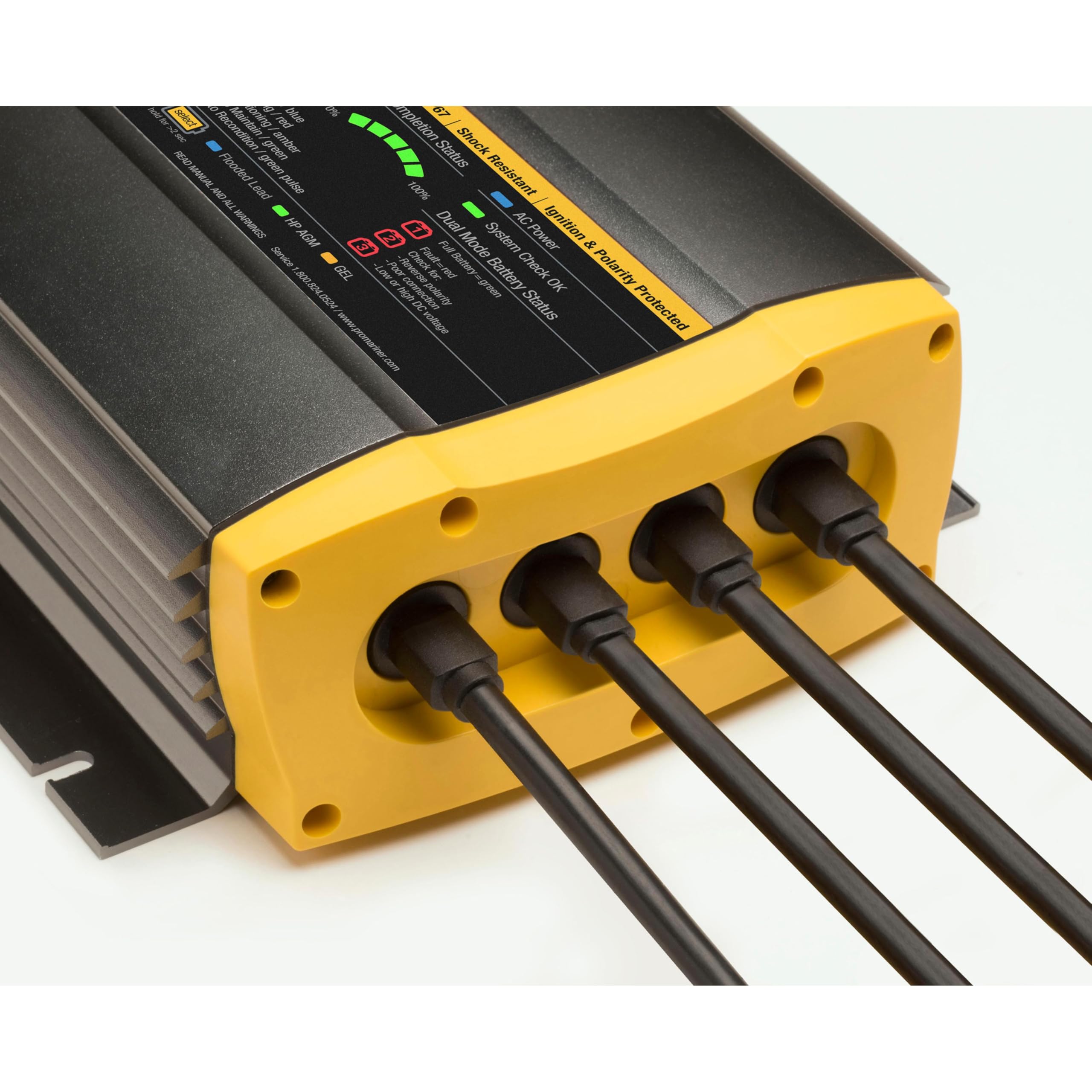 Promariner 44021 Prosport Hd Waterproof Marine Battery Charger, 20 Amp, 3 Bank,WBEEAB081VVKCH6