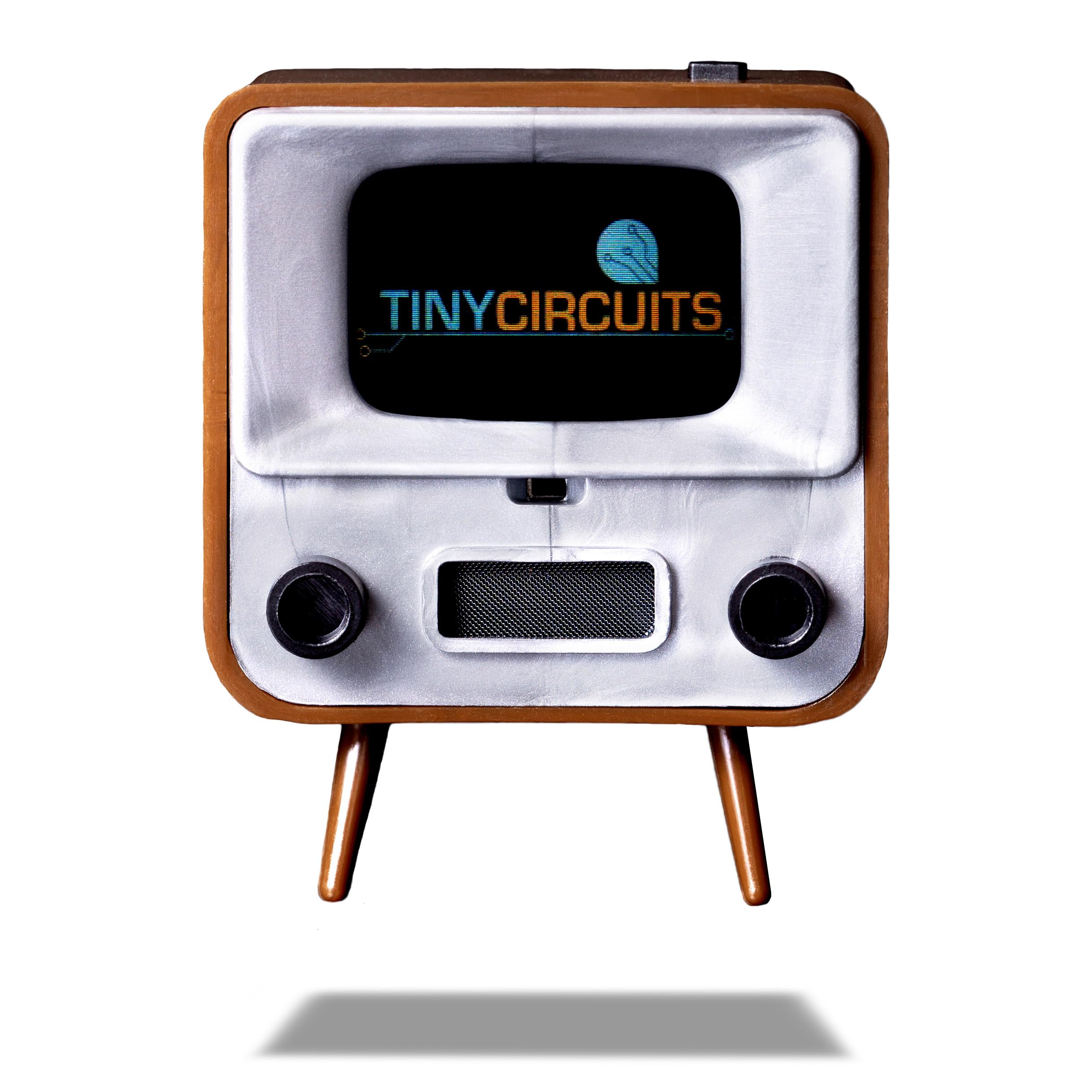Tinytv 2   Portable Retro Television With Working Rotary Knobs   Load Your Own Videos Easily Via Usb Onto Your Own Minature Tv (