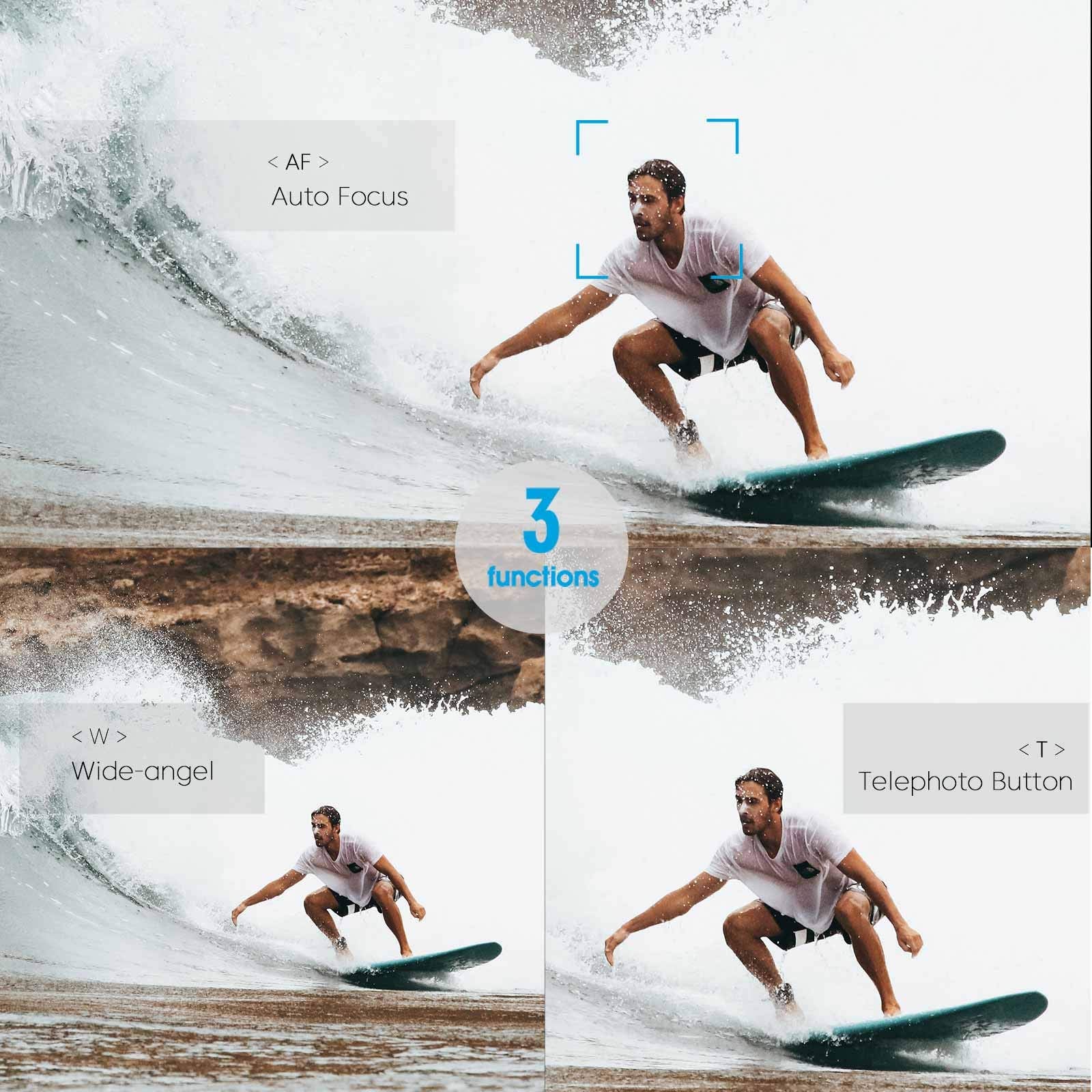 Wireless Camera Remote Shutter Release For Canon R3/ R7/ R10/ M50/ Eos M6 Mark Ii/R/Rp /90D /6D Mark Ii /R5/ R6 /800D /850D /250