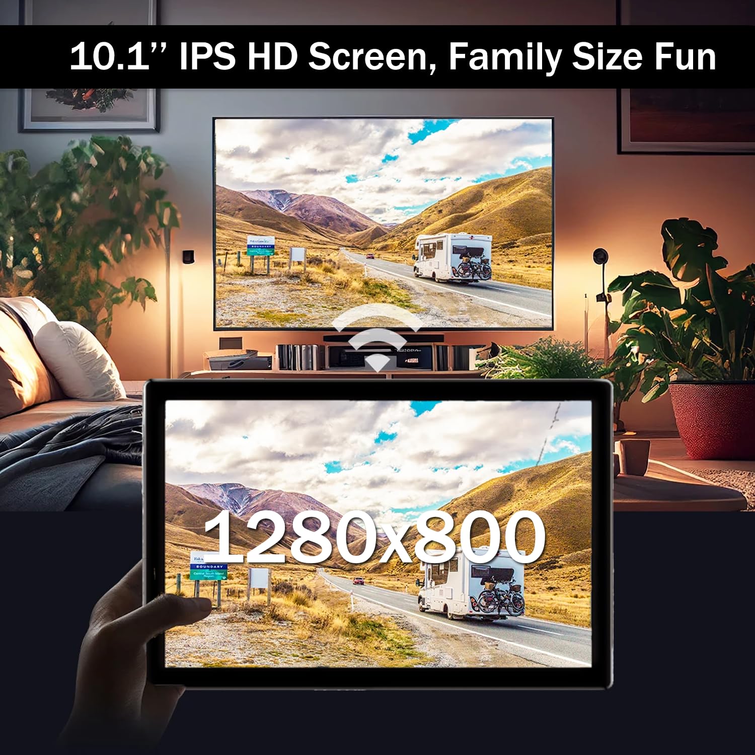 Yinoche Tablet Android Tablet 10 Inch Tablets 4Gb Ram 64Gb Rom Tablets 1Tb Expand Octa Core Processor 10In Tab, 1280X800 Ips Hd