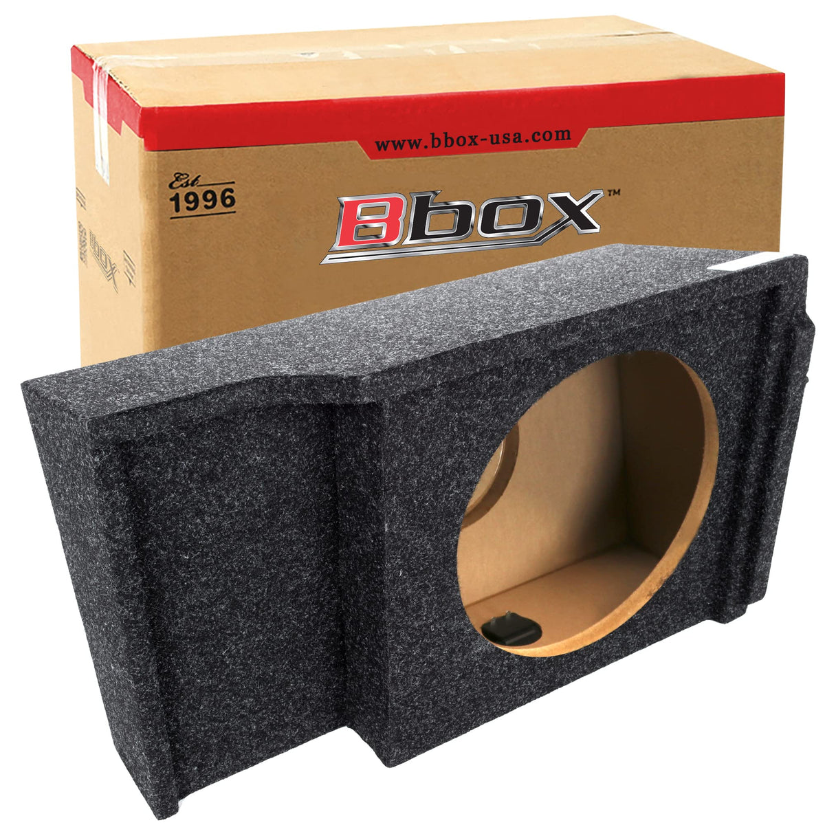 Bbox Single Sealed 12 Inch Subwoofer Enclosure - Accu-Tuned Sealed Subwoofer Boxes - Subwoofer Box Improves Audio Quality, Sound