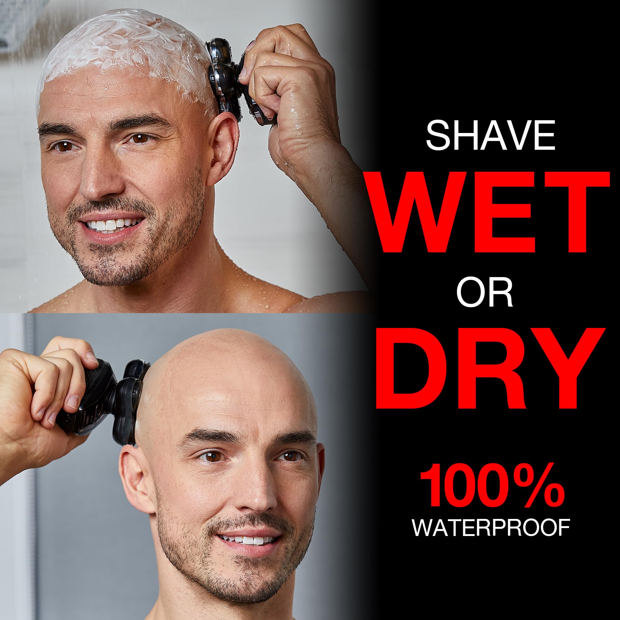 Remington Balder Pro Head Shaver, Black, 1 Count