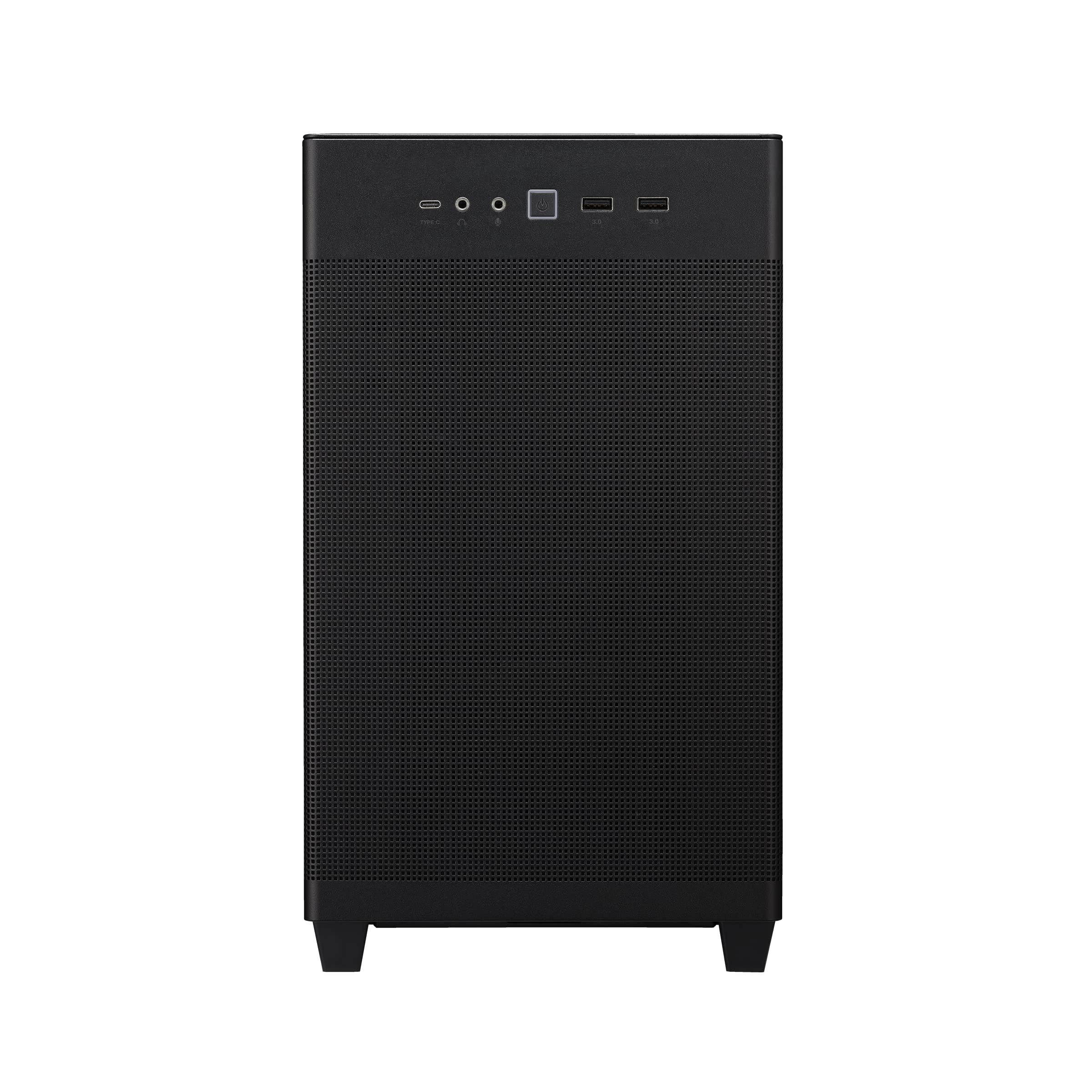 Asus Prime Ap201 33-Liter Micro Atx Black Pc Case With Tool-Free Side Panels And A Quasi-Filter Mesh, With Support For 360 Mm Co