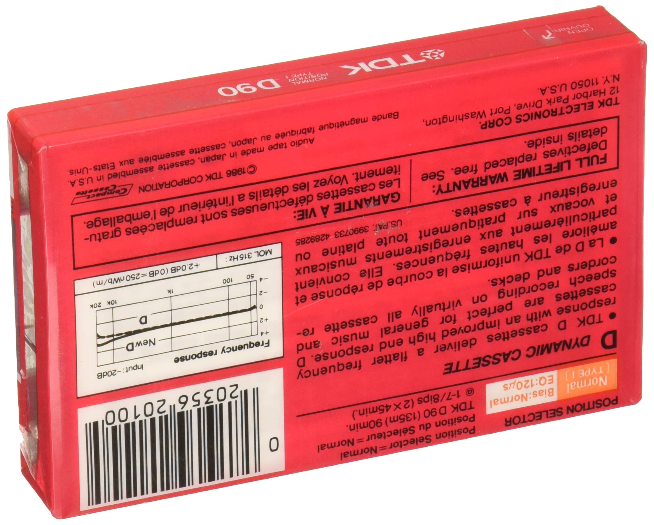 Tdk D90 Audiocassette   Normal Bias