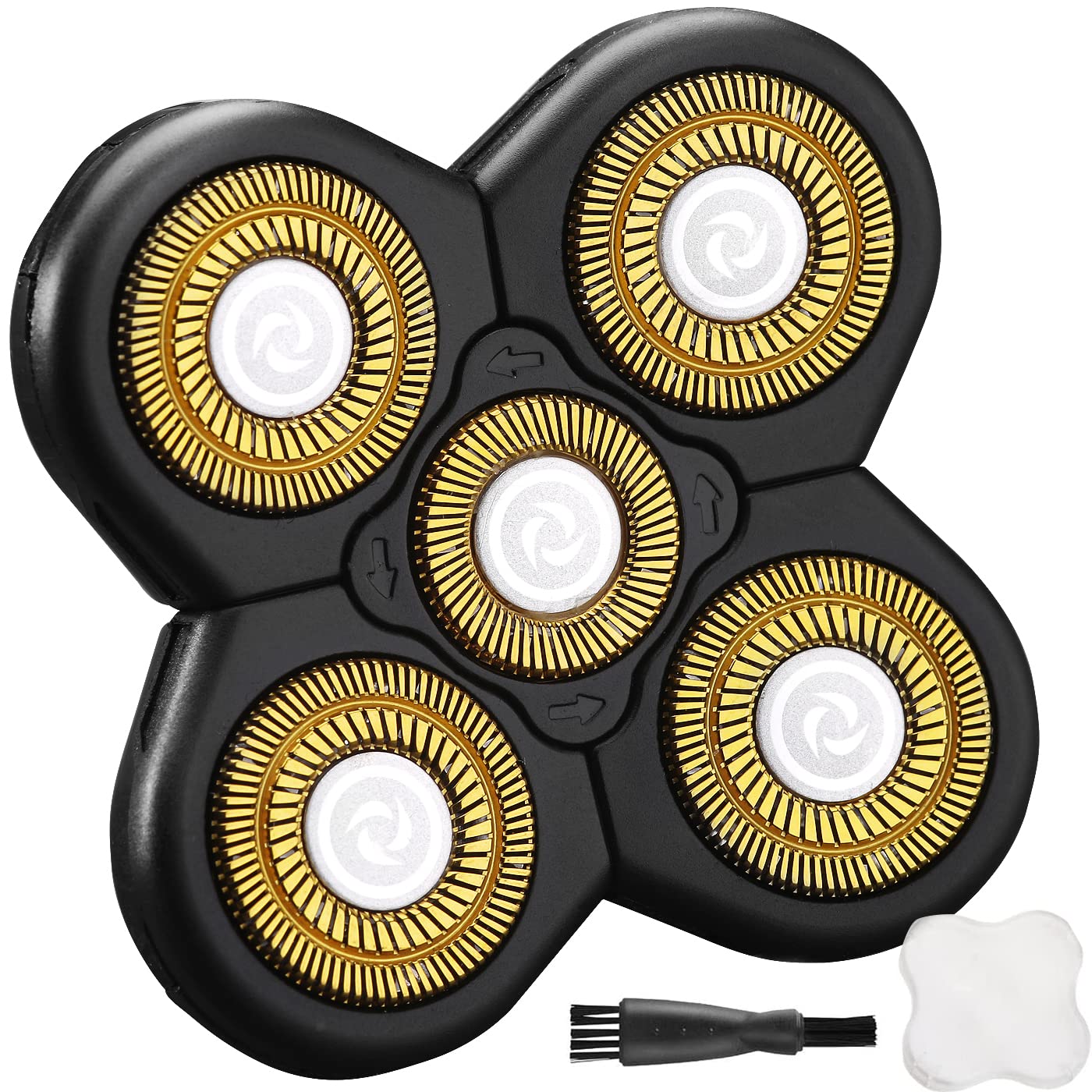 Universal 5 Blades Shaver Replacement Heads Compatible With Freedomgold Shaver And Some Brands, Head Shaver Replacement Blades 5