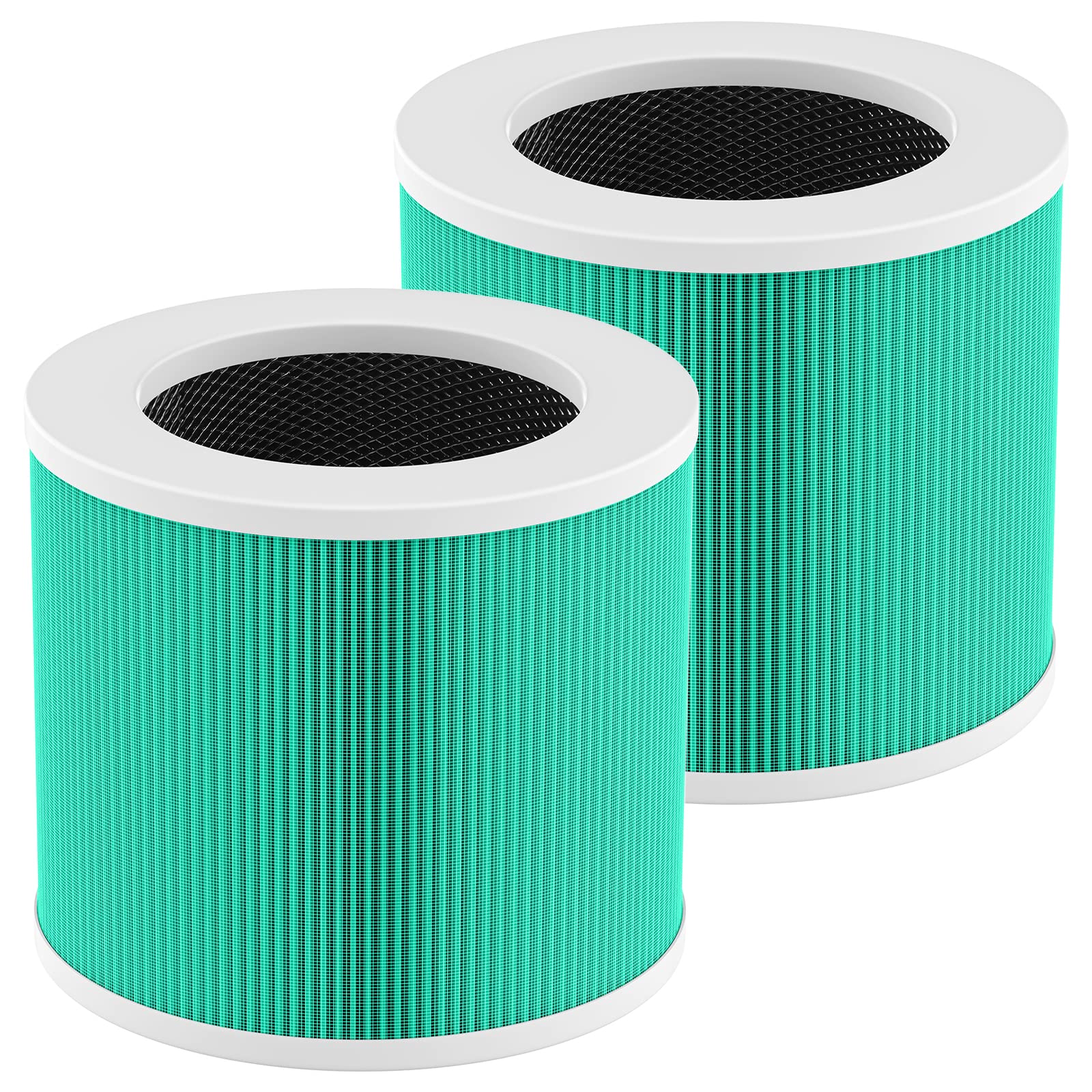 2 Pack Hy1800 True H13 Hepa Replacement Filter Compatible With Chivalz/Morento/Loytio/Honeyuan/Ayafato/Ioiow Hy1800 Air Purifier