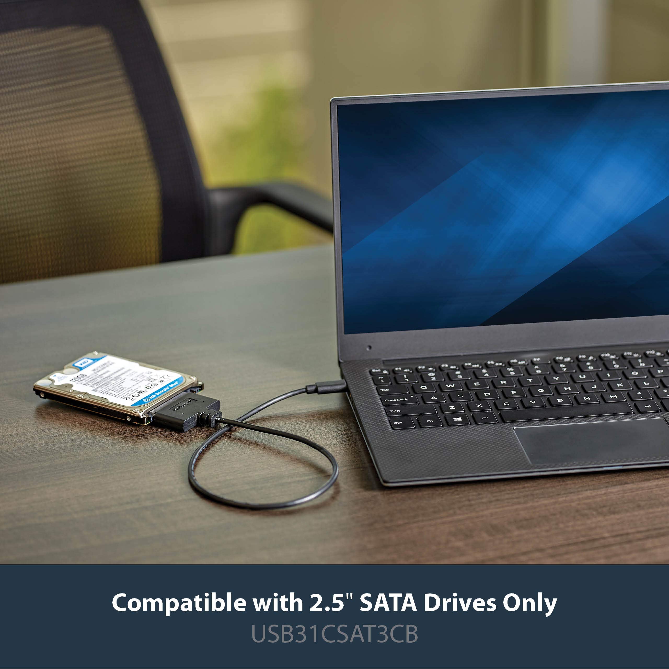 Startech.Com Usb C To Sata Adapter   External Hard Drive Connector For 2.5'' Sata Drives   Sata Ssd / Hdd To Usb C Cable (Usb31C