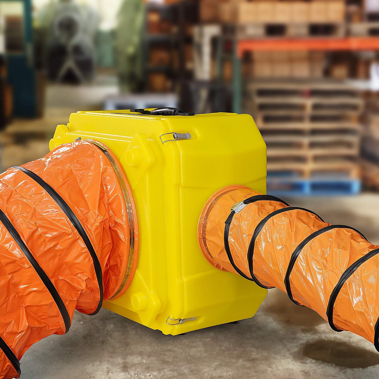 Alorair 8 Pvc Flexible Duct Hose For Cleanshield Hepa 550 Air Scrubber And Pureairo Hepa Max 770/870/970, Easy Storage (8 Inch X