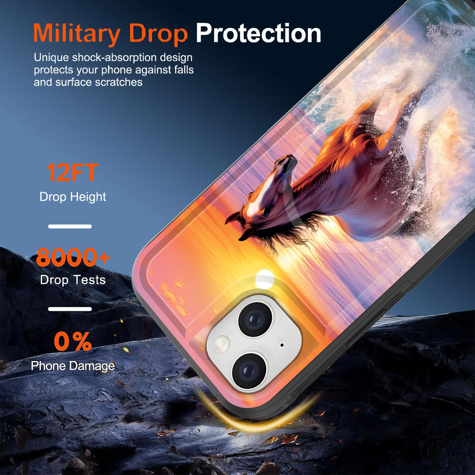 Zqlplzr Magnetic For Iphone 15 Plus Case,[Compatible With Magsafe] [Military Grade Drop Protection] Heavy Duty Shockproof Phone