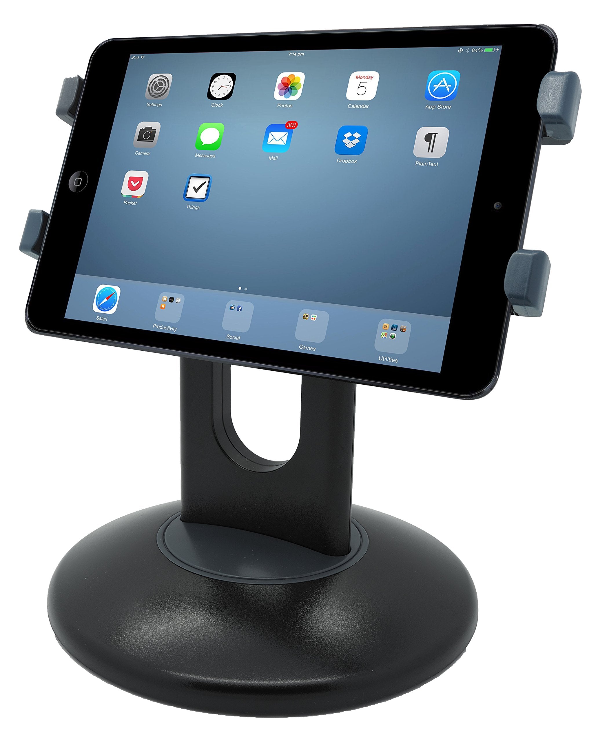 Kantek Tablet Stand For Apple Ipad, Ipad Air, Ipad Mini, Galaxy Tab (7 Inch Or 9.7 Inch), Kindle Fire (7 Inch Or Hd 6) And Most