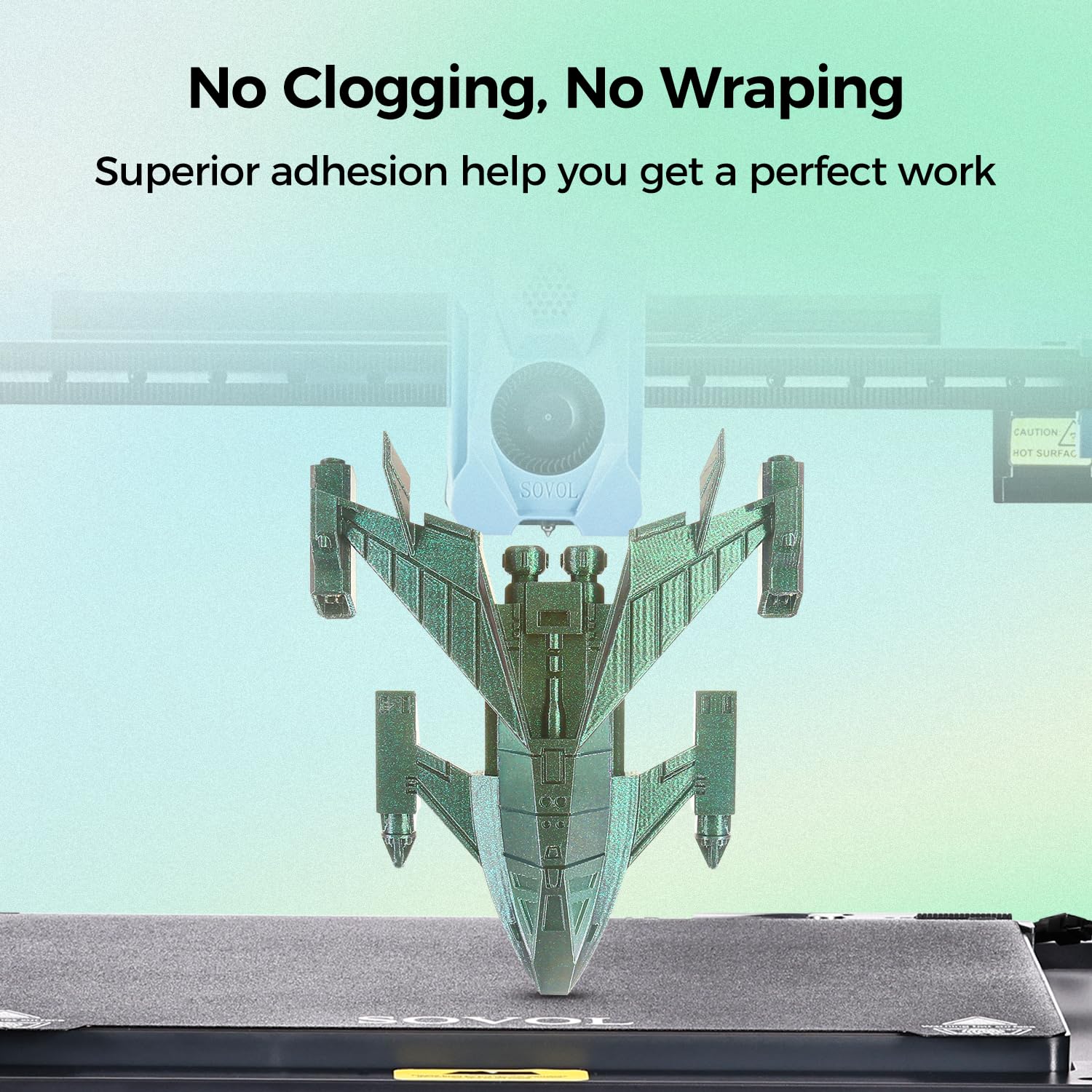 Sovol Silk Pla Filament With Green Glitter 1Kg 1.75Mm, Color Changeable 3D Printer Filament 2.2Lbs, Chameleon Shiny Pla Material