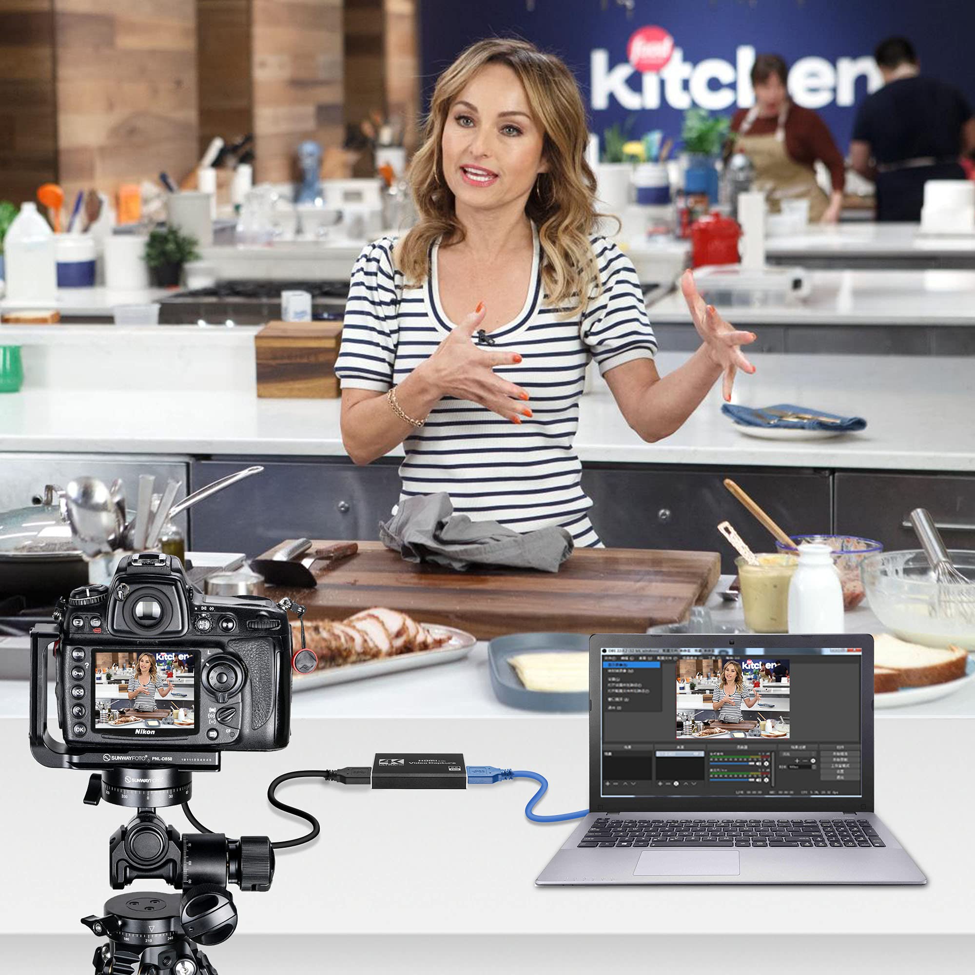 4K Hdmi Capture Card For Streaming, Full Hd 1080P 60Fps Usb Cam Link Game Audio Video Capture Card Nintendo Switch/Ps5/3Ds/Xbox/