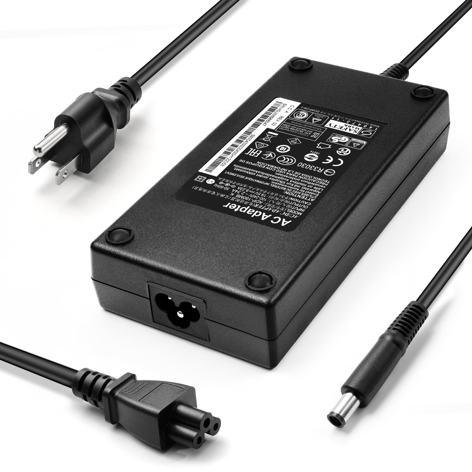 180W Ac Charger For Dell G5 G7 15 17 7588 7790 7577 5587 3579 3779 Dell Precision 7510 7520 7530 7540 7550 7560 Fa180Pm111 Ha180