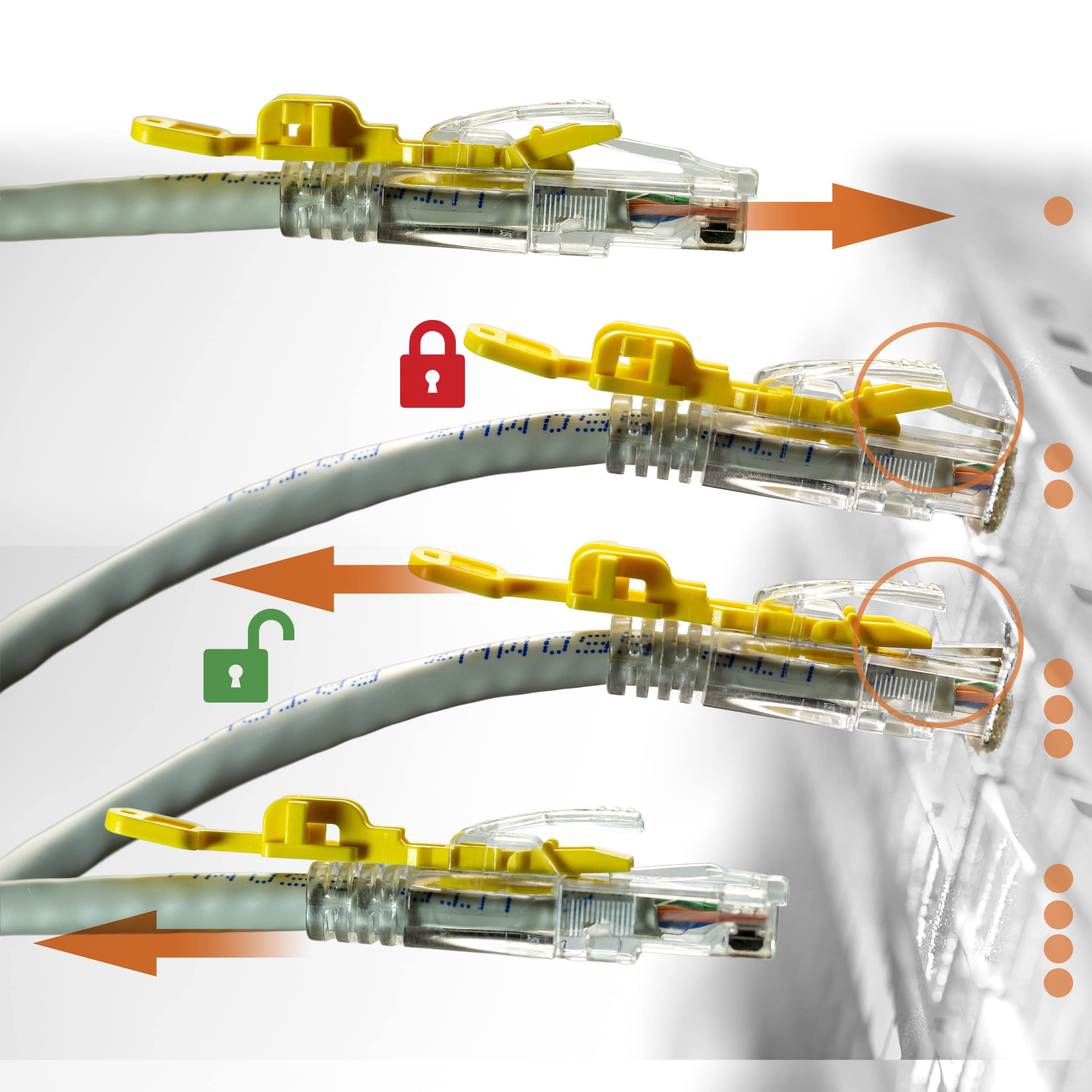 Ntw Easy Pull Out 50Ft Red Cat6 Ethernet Cable Plated Rj45 Connector Internet Lan Wire Cable Cord For Ps5 Ps4 Modem Router Pc Ma