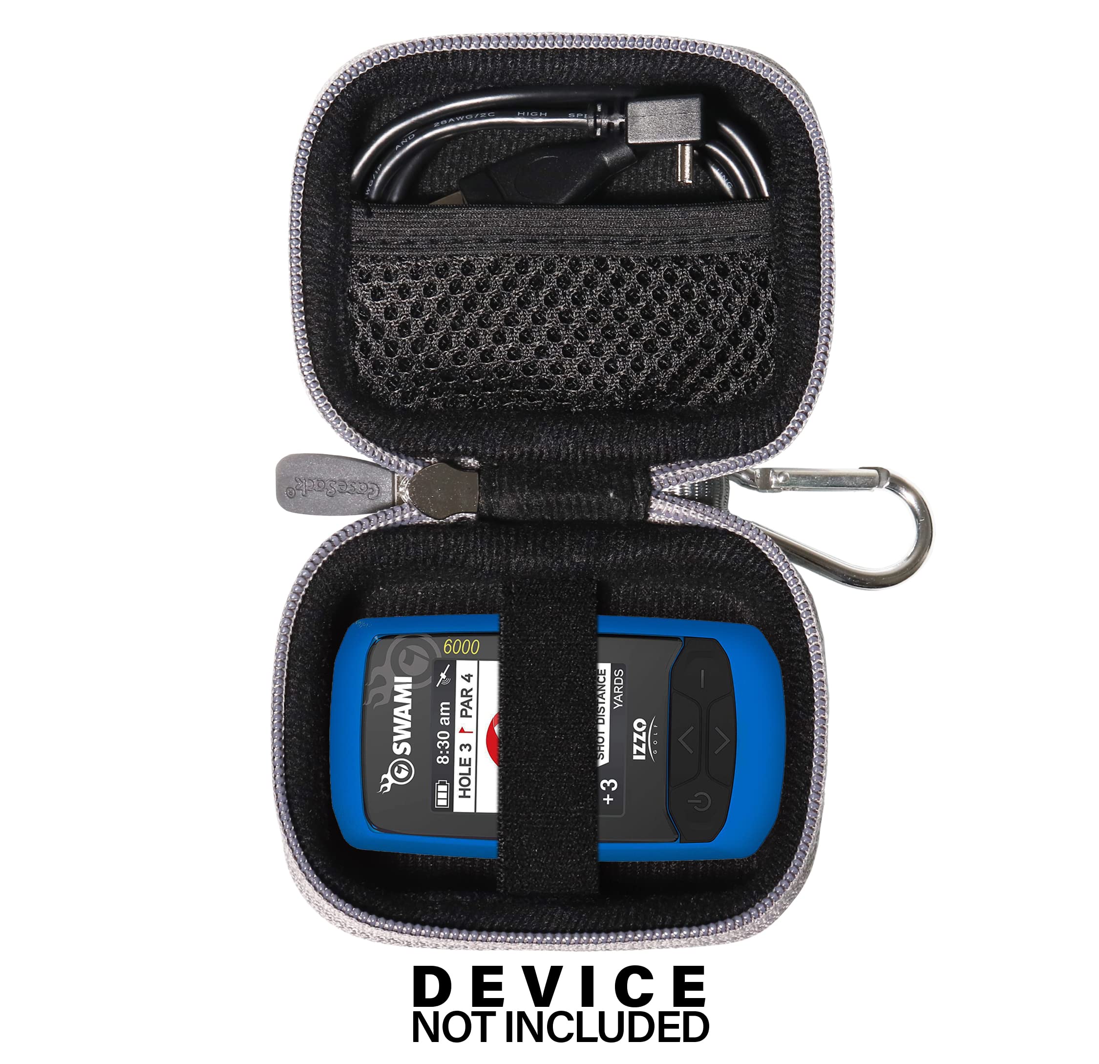 Golf Gps Case By Casesack, Specially Designed For Izzo Swami 6000 Golf Gps, And Swami 4000, 4000+, 5000 Golf Gps Rangefinder; Ga