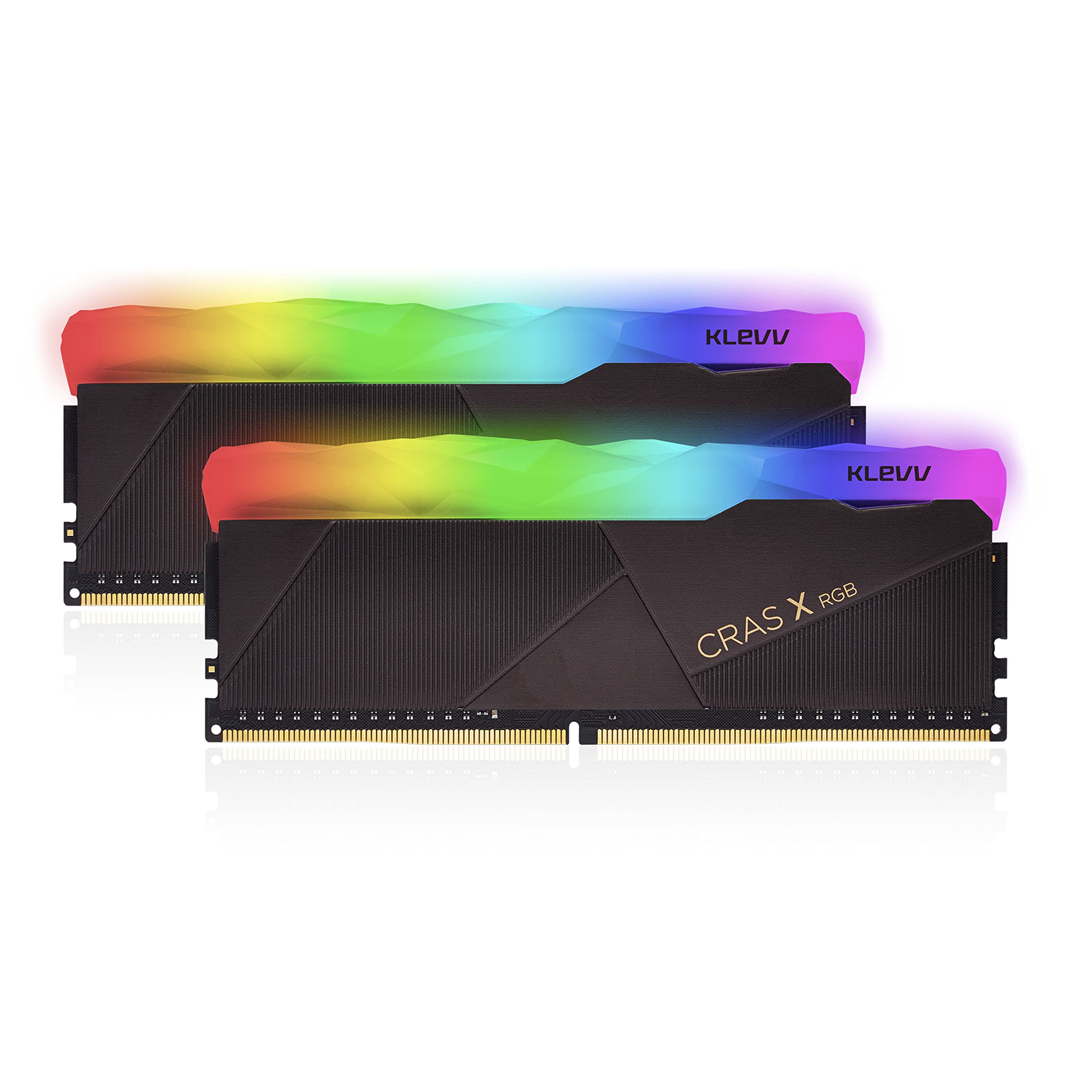 Klevv Cras X Rgb Ddr4 16Gb (2X8Gb) 3200Mhz Cl16 1.35V Gaming Desktop Ram Memory Sk Hynix Chip Xmp 2.0 Ready (Kd48Gu880 32A160X)