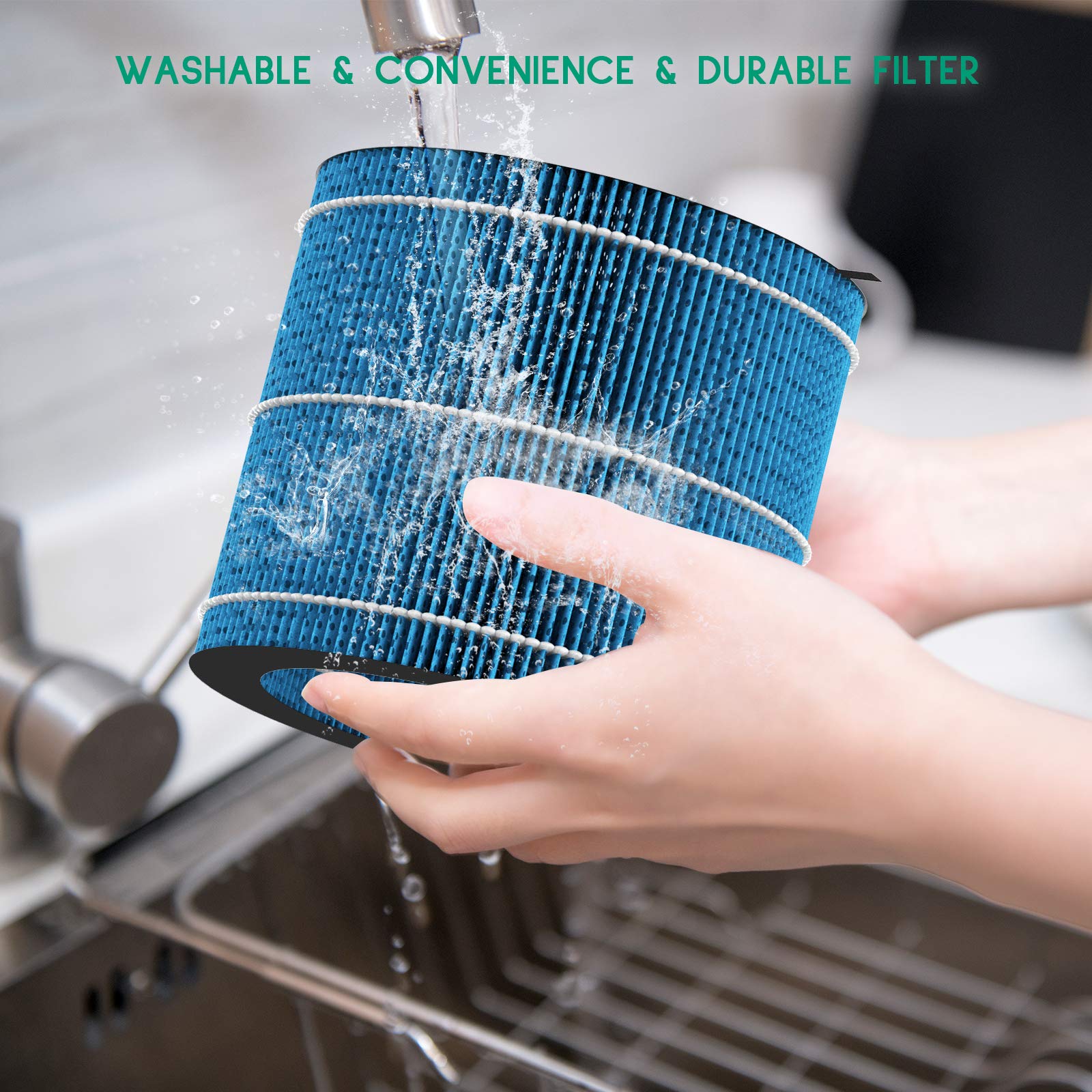 Afloia Humidifier Wicking Filter, Wet Curtain, Compatible With Miro Pro Air Purifier & Humidifier