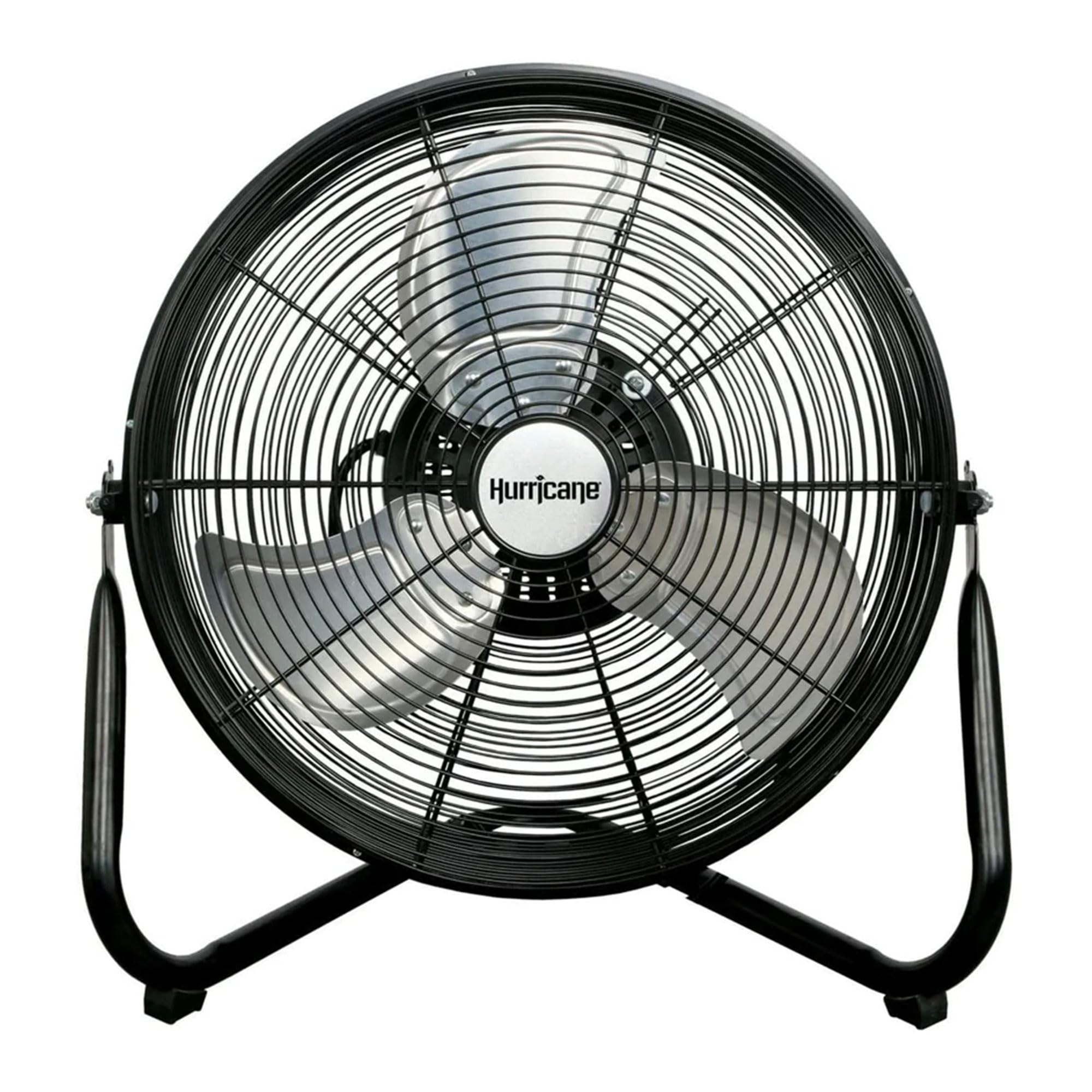 Hurricane Pro Series 16 Inch High Velocity Metal Orbital Wall Floor Fan With 3 Adjustable Speed Settings And 360 Degree Oscillat