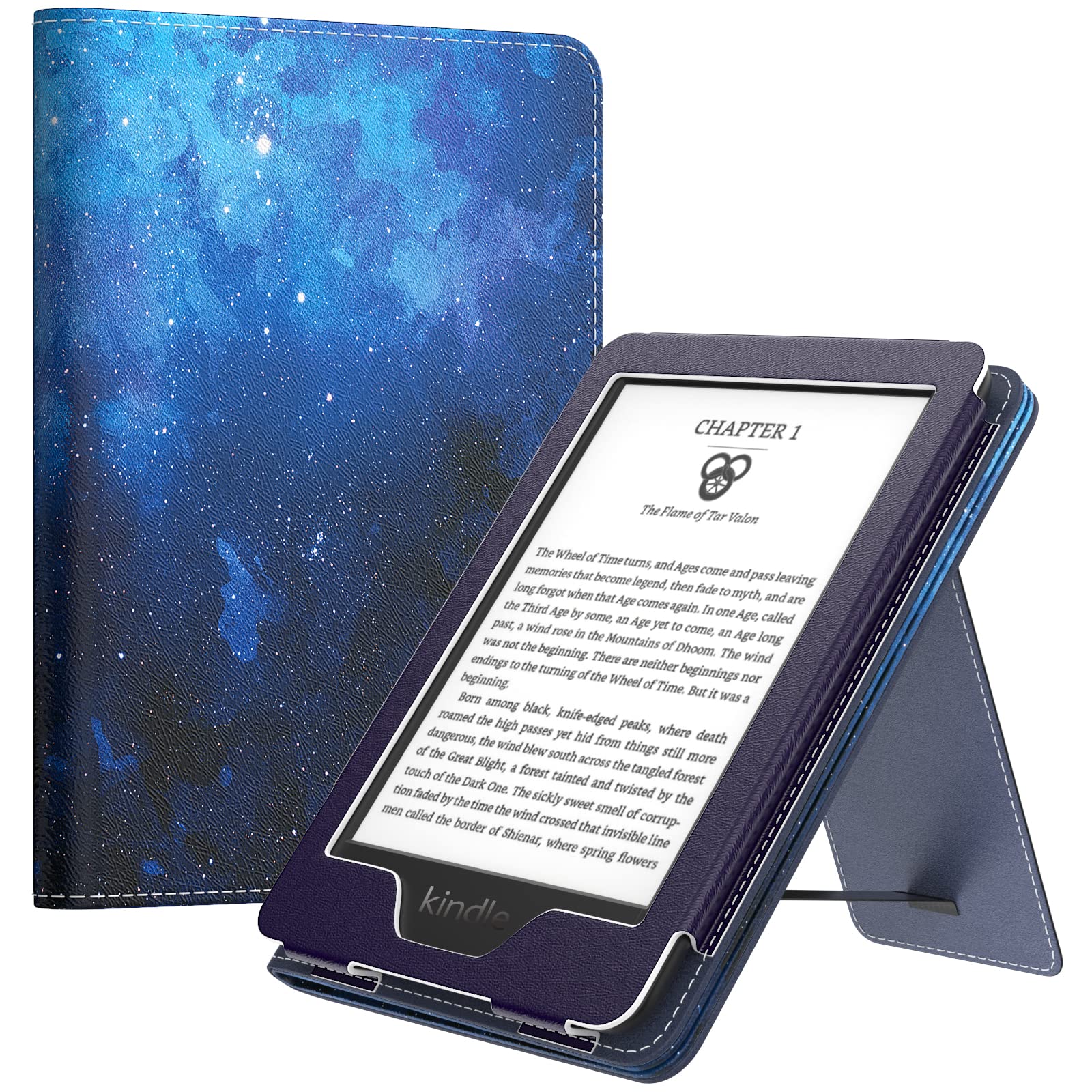 Moko Case Fits All New 6'' Kindle(11Th/10Th/8Th Generation, 2022/2019/2016 Release), Ultra Lightweight Pu Shell Cover With Auto
