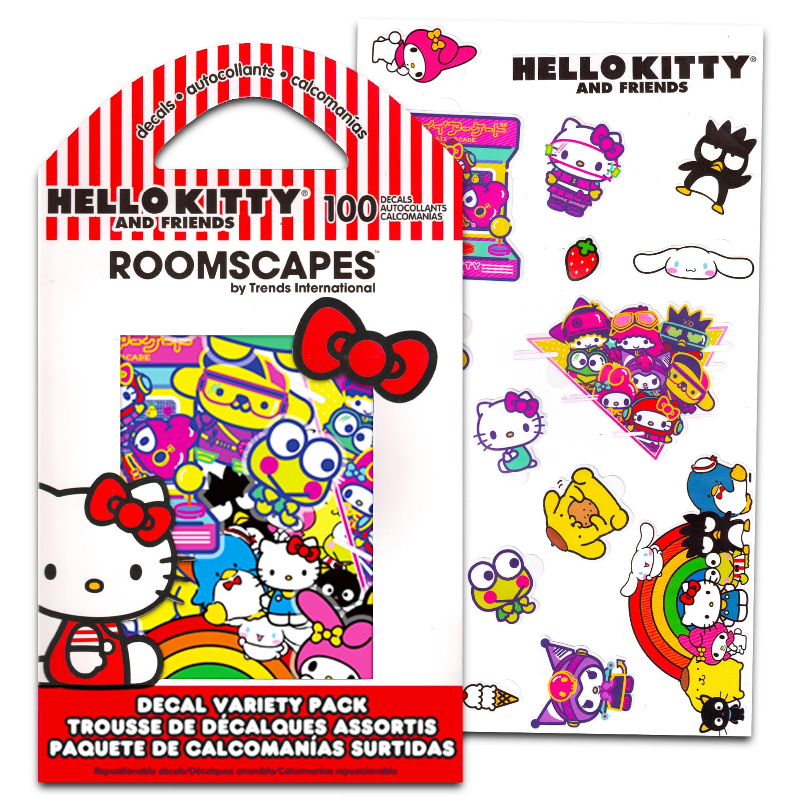 Hello Kitty Sticker Decal   Bundle With 100 Assorted Hello Kitty Decals For Laptops, Cell Phones, Water Bottles Plus Stickers (H