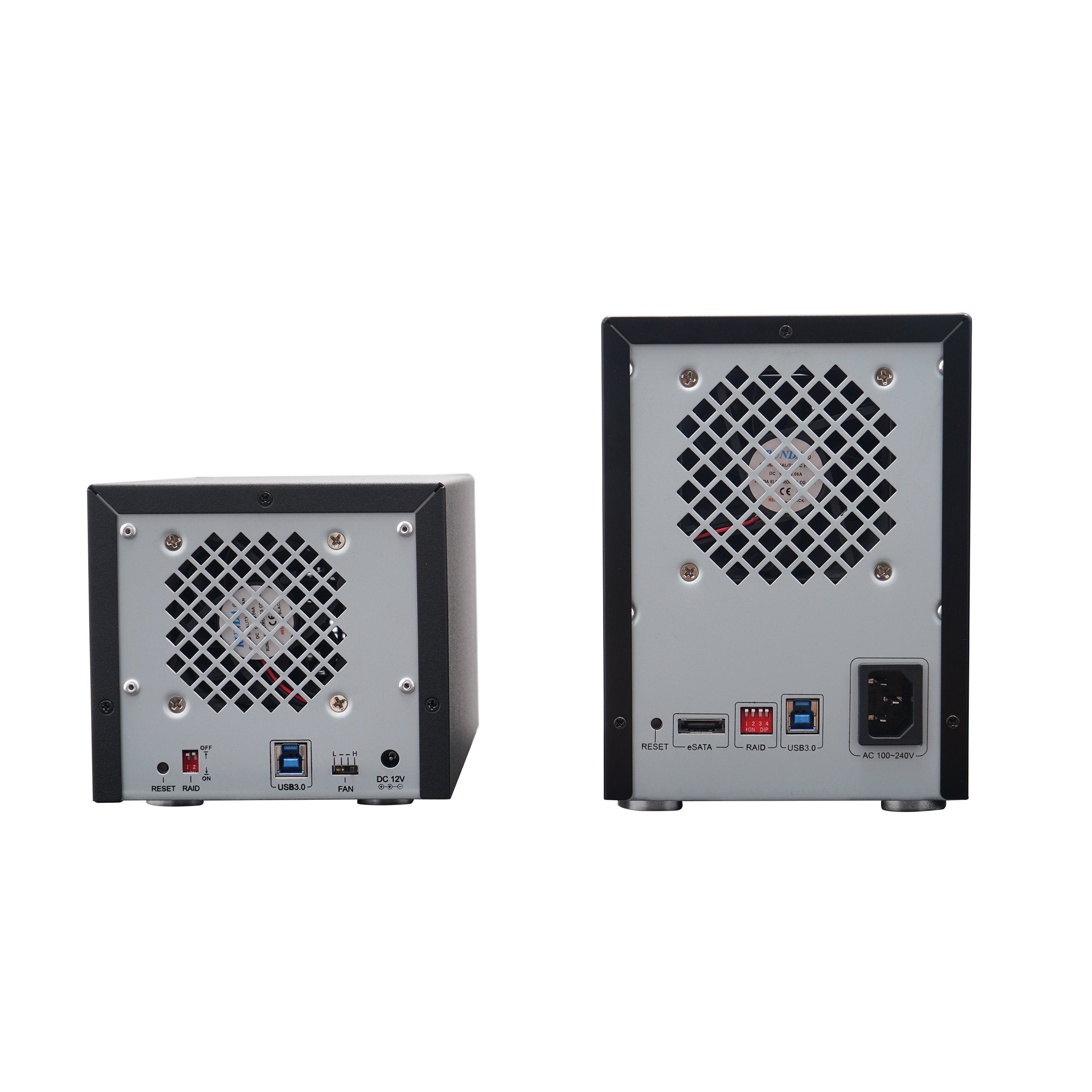 4 Bay RAID and JBOD Enclosure   2.5' / 3.5 Inch Hard Drive eSATA, USB 3.0, RAID Storage System (R4U3SB)