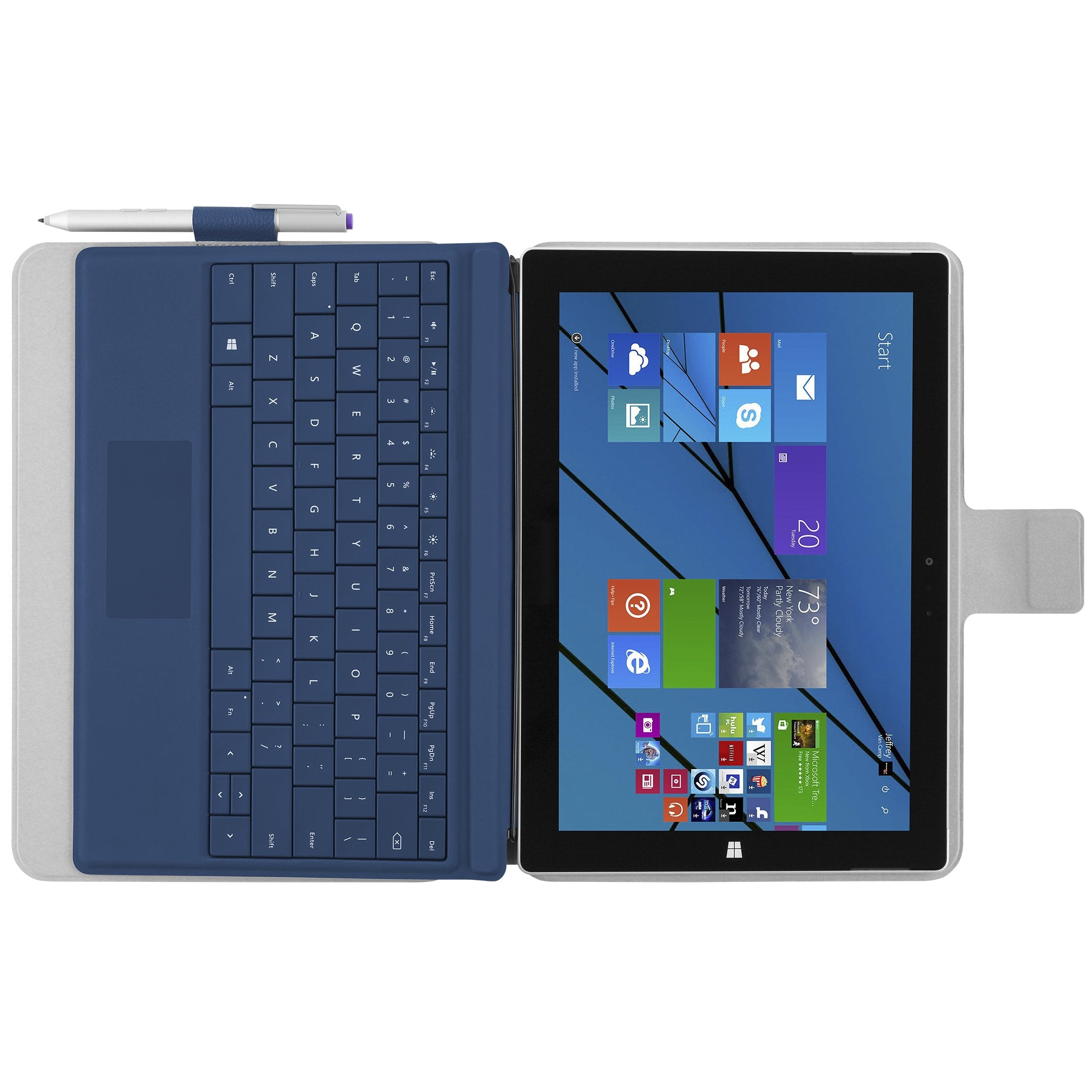 Incipio Microsoft Surface 3 Case, Roosevelt [Slim Folio Case] For Microsoft Surface 3-Navy