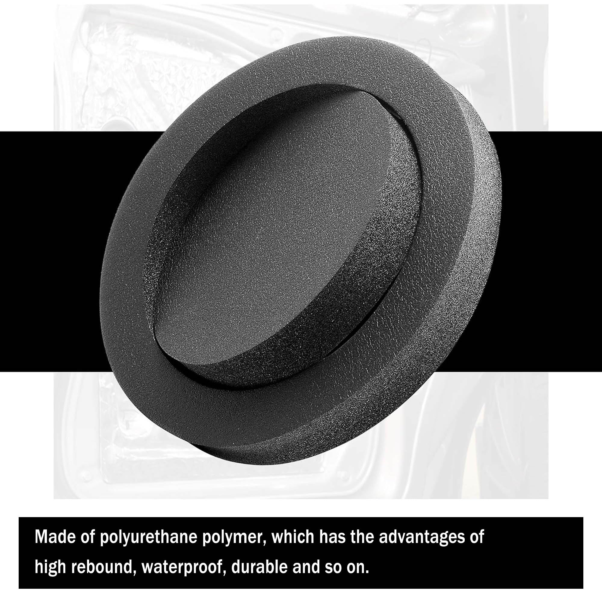 Vofono 4Pcs Speaker Fast Rings 6.5 Inch, Car Speaker Foam Baffles Enhancer System Sponge Bass Blocker Kit For 6' And 6.5' Speaker