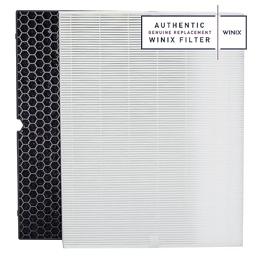 Genuine Winix 116130 Replacement Filter H For 5500 2 Air Purifier , White