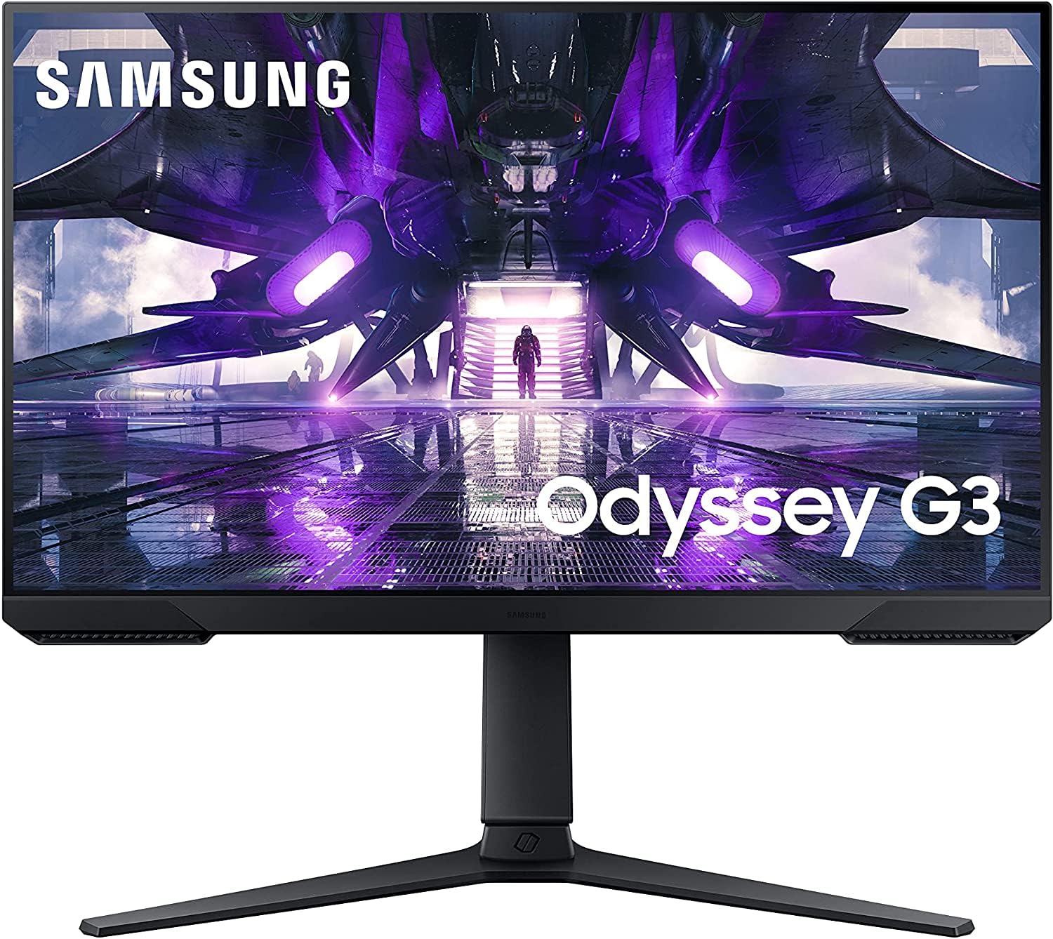 Samsung Odyssey G3 Fhd Gaming Monitor, 144Hz, Hdmi, Vertical Monitor, Amd Freesync Premium, G30A (Ls24Ag302Nnxza),24 Inch