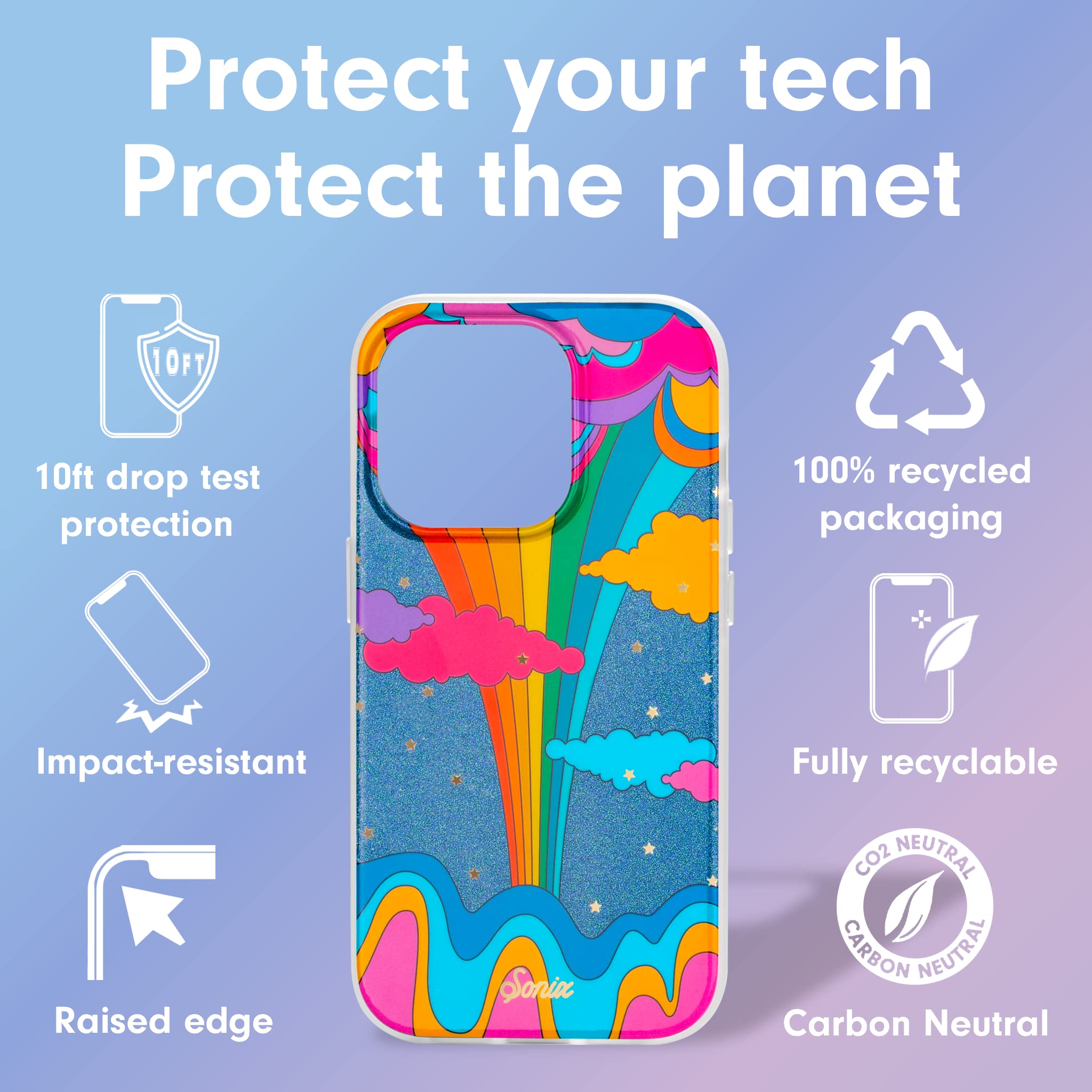 Sonix Case For Iphone 14 Pro | Compatible With Magsafe | 10Ft Drop Tested | Sky Fantasy