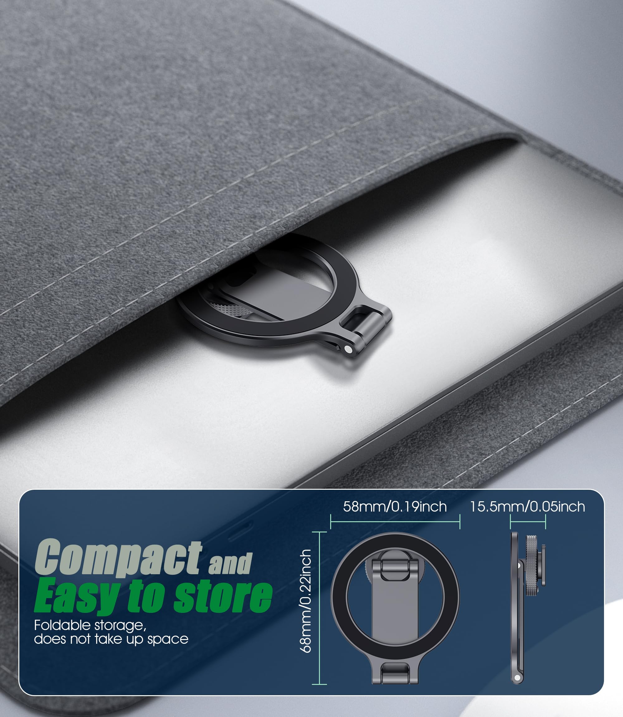 Orzero Camera Cold Shoe Magnetic Phone Holder Flexible Phone Tripod Mount Adapter For Dji Ronin Sc Iphone 16/15/14/13/12 Series