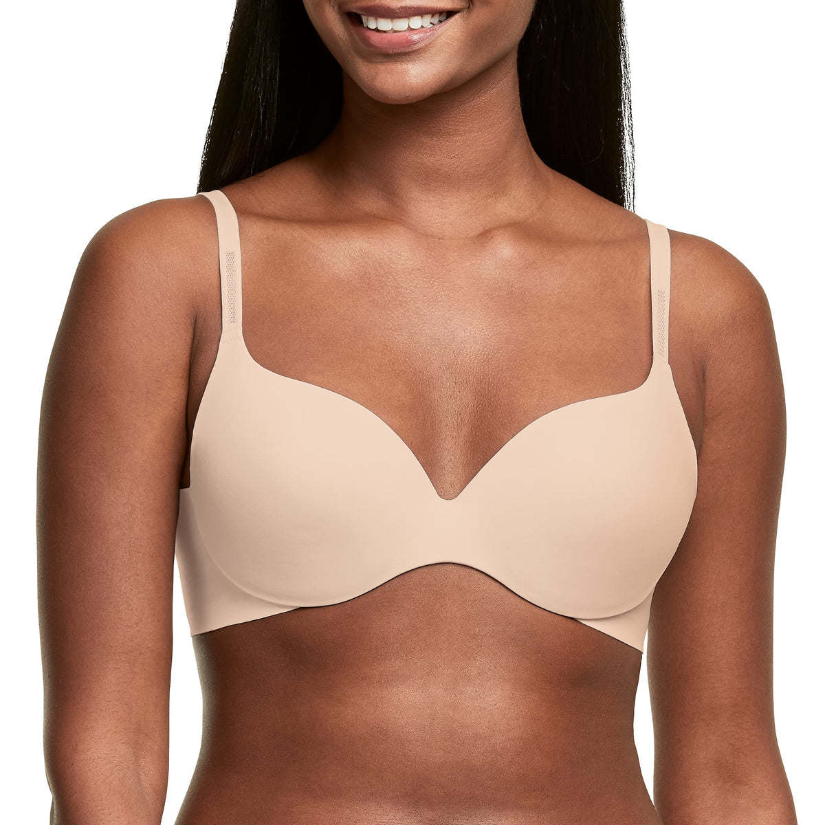 Maidenform Womens Comfort Devotion Dreamwire Dm0070 Full Coverage Bra, Almond, 36D Us