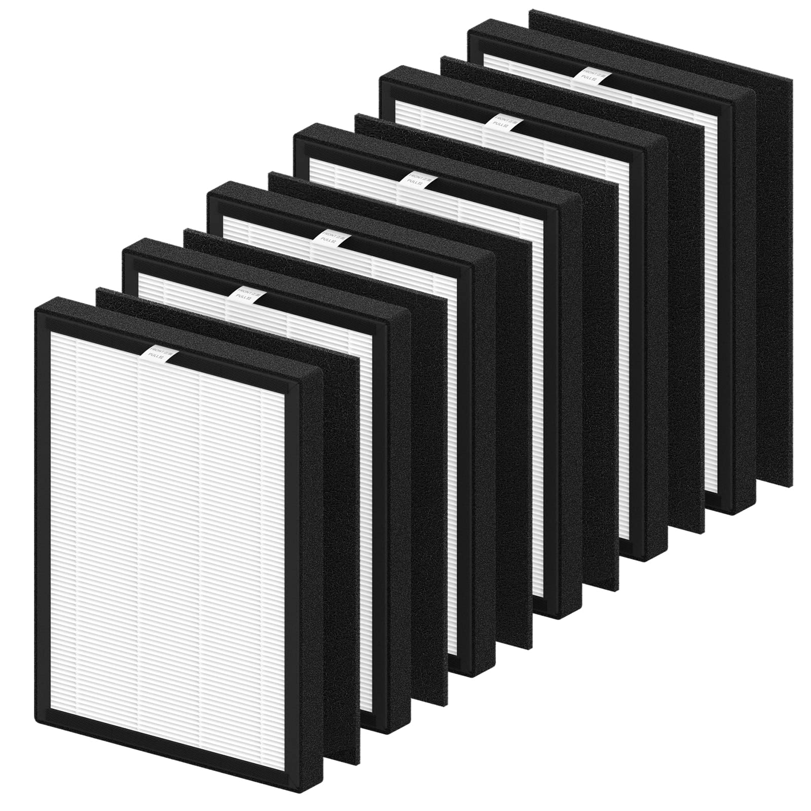 Veva 9000 Premium Hepa Replacement Filter Compatible With Veva Prohepa 9000 Purifier,Including 6 True Hepa Filters & 6 Carbon Fi