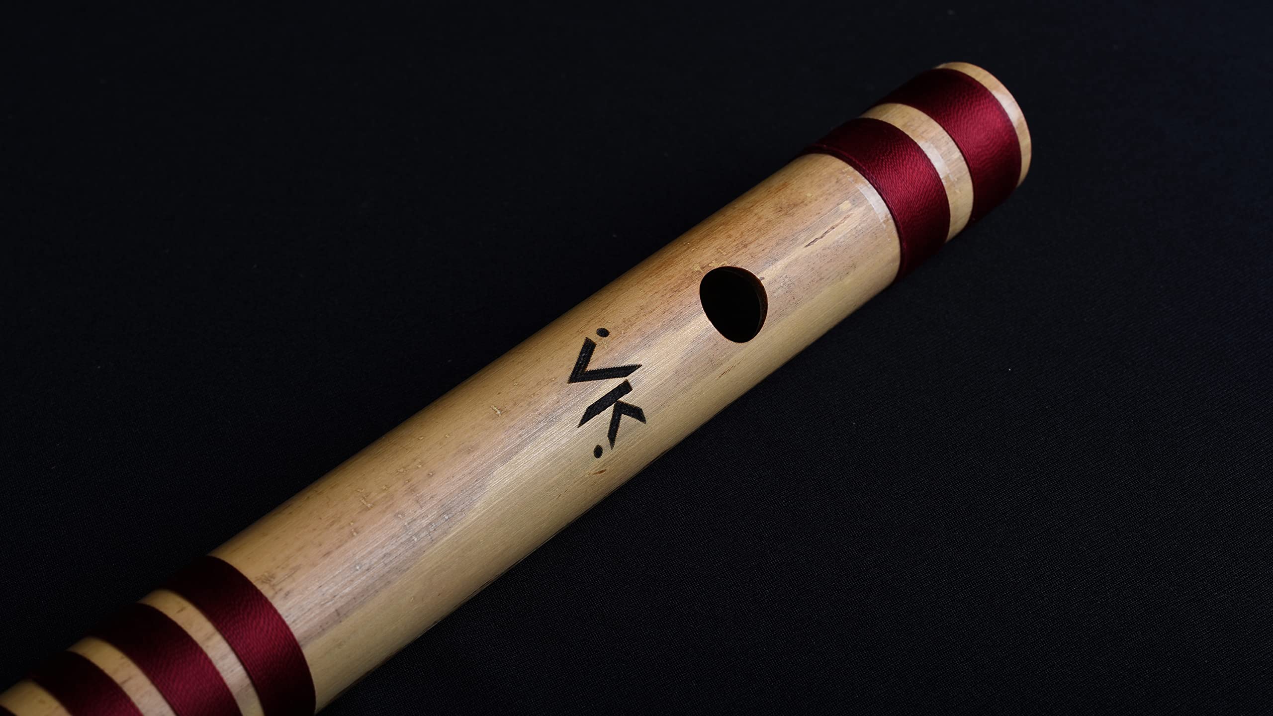 Vk Carnatic Flutes A Base Basuri 27 Inch Inch 440Hz