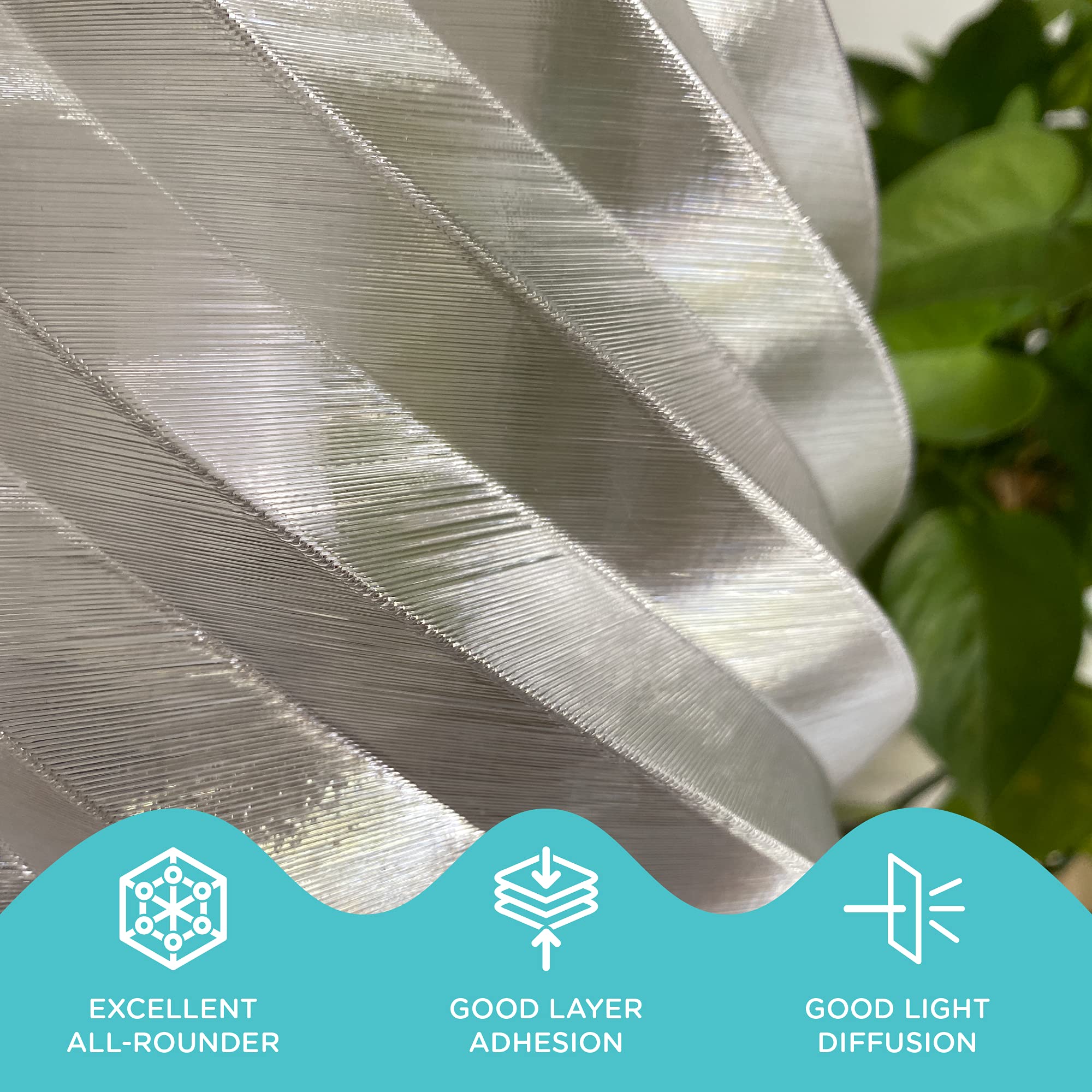 Polymaker 3Kg Petg Filament 1.75Mm, Strong Petg 3D Printer Filament Clear   Polylite Petg 3D Printing Filament, Cost Effective L