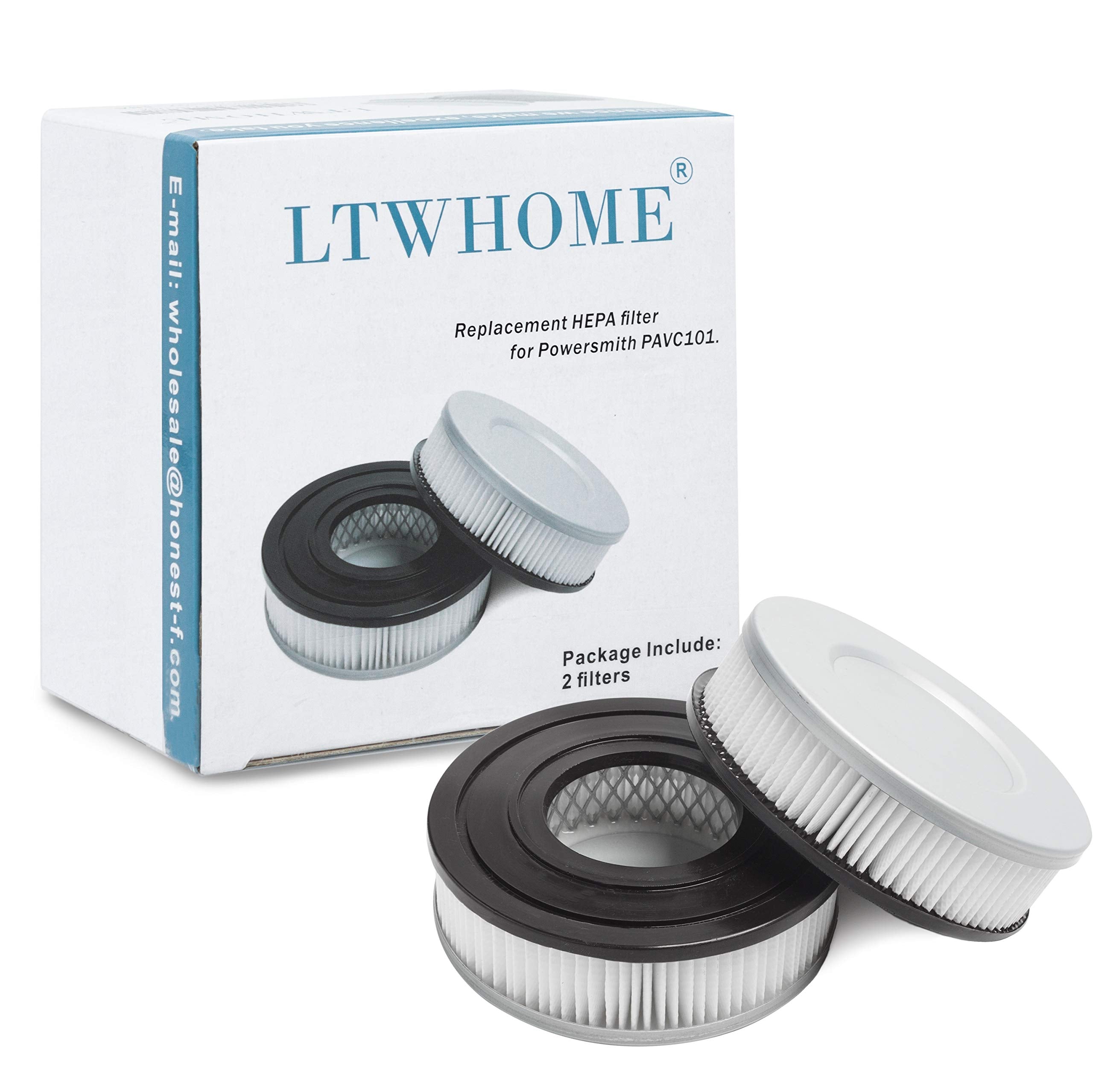 Ltwhome Replacement Ash Vacuum Motor Filter Fit For Powersmith Pavc101(Pack Of 2)