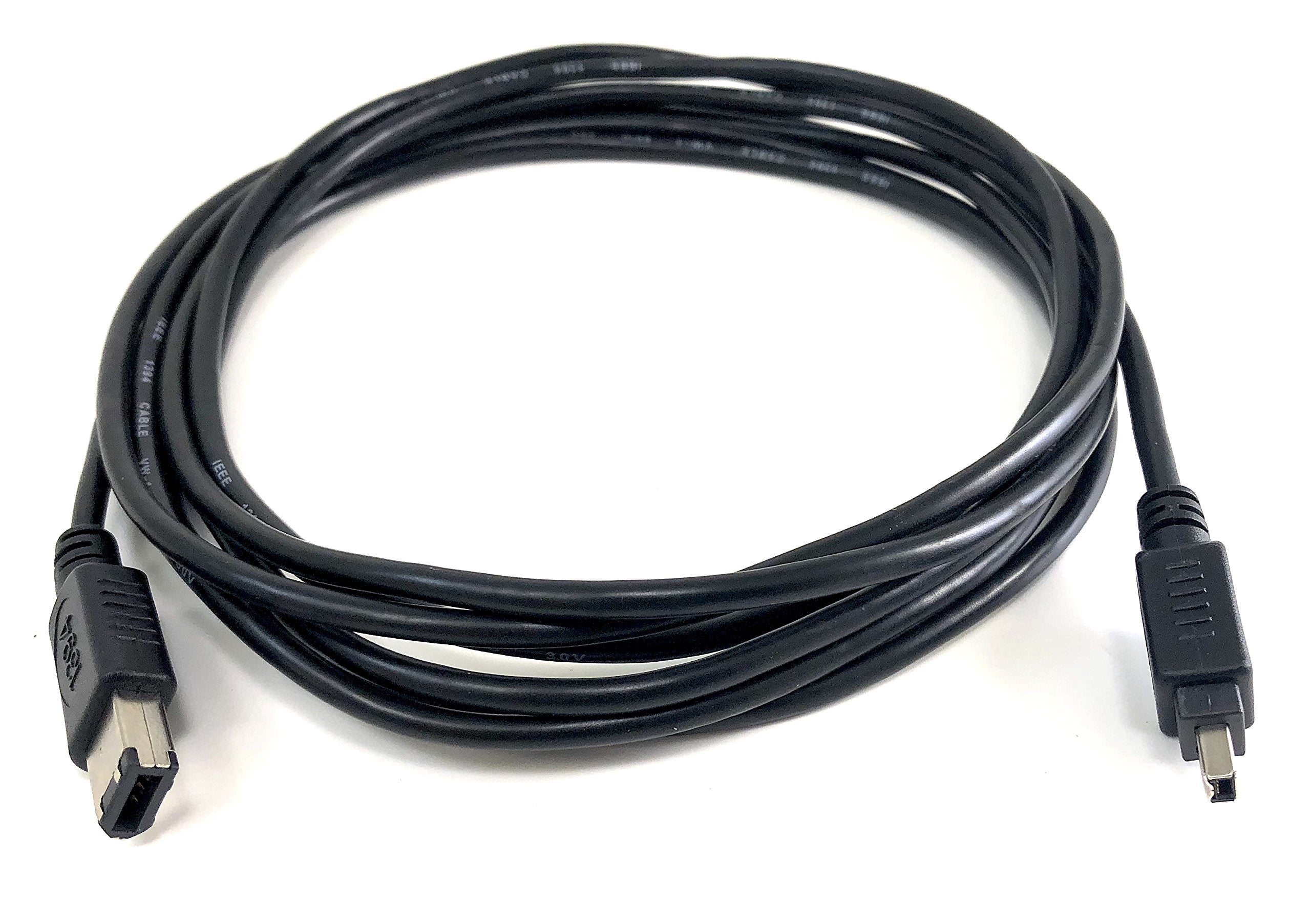 Micro Connectors, Inc. 10 Feet Firewire Ieee 1394 6 Pin To 4 Pin Cable (E07 217)