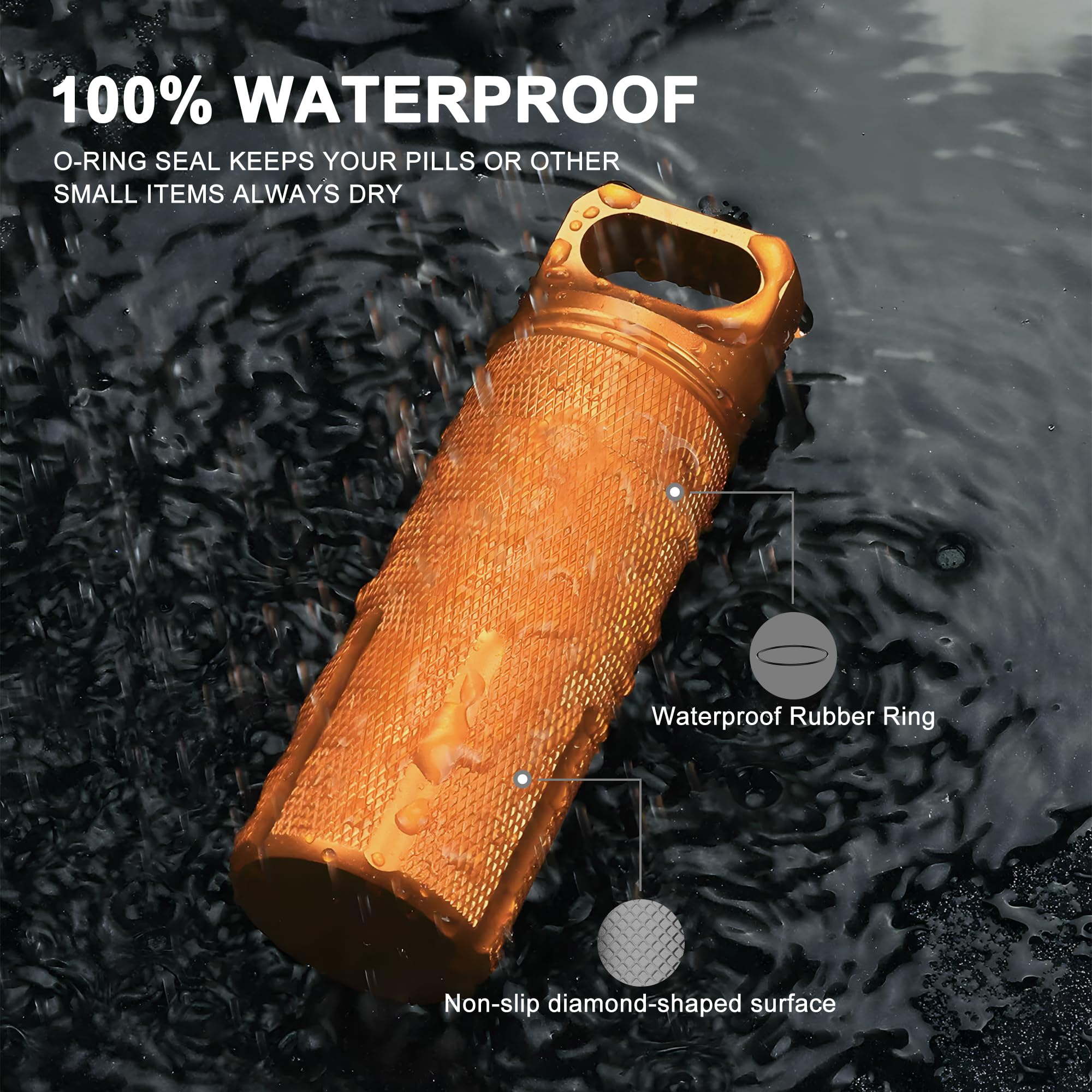 Aluminum Alloy Carrying Case Compatible With Ledger Nano X/S Plus Yubikey Usb 5 5C Nfc Nano, Waterproof & Shockproof Usb Thumb D