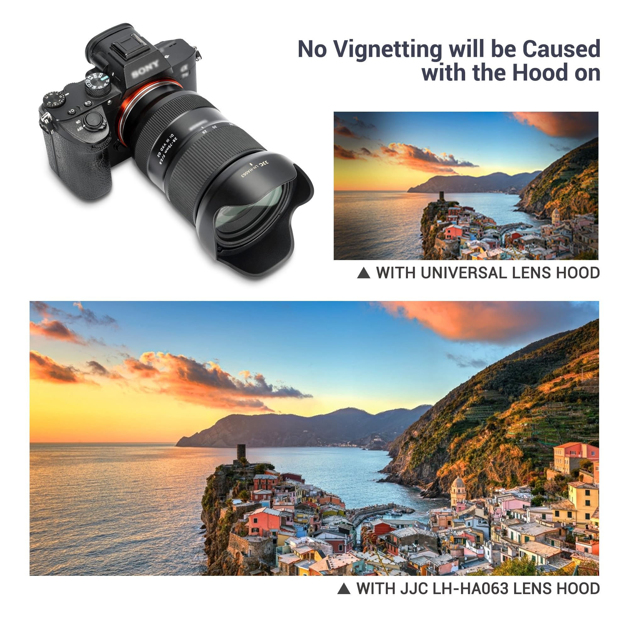 Lens Hood For Tamron 28 75Mm F/2.8 Di Iii Vxd G2 (Sony E) (Model A063),Reversible Lens Shade Replace Tamron Ha063 Bayonet Hood,C