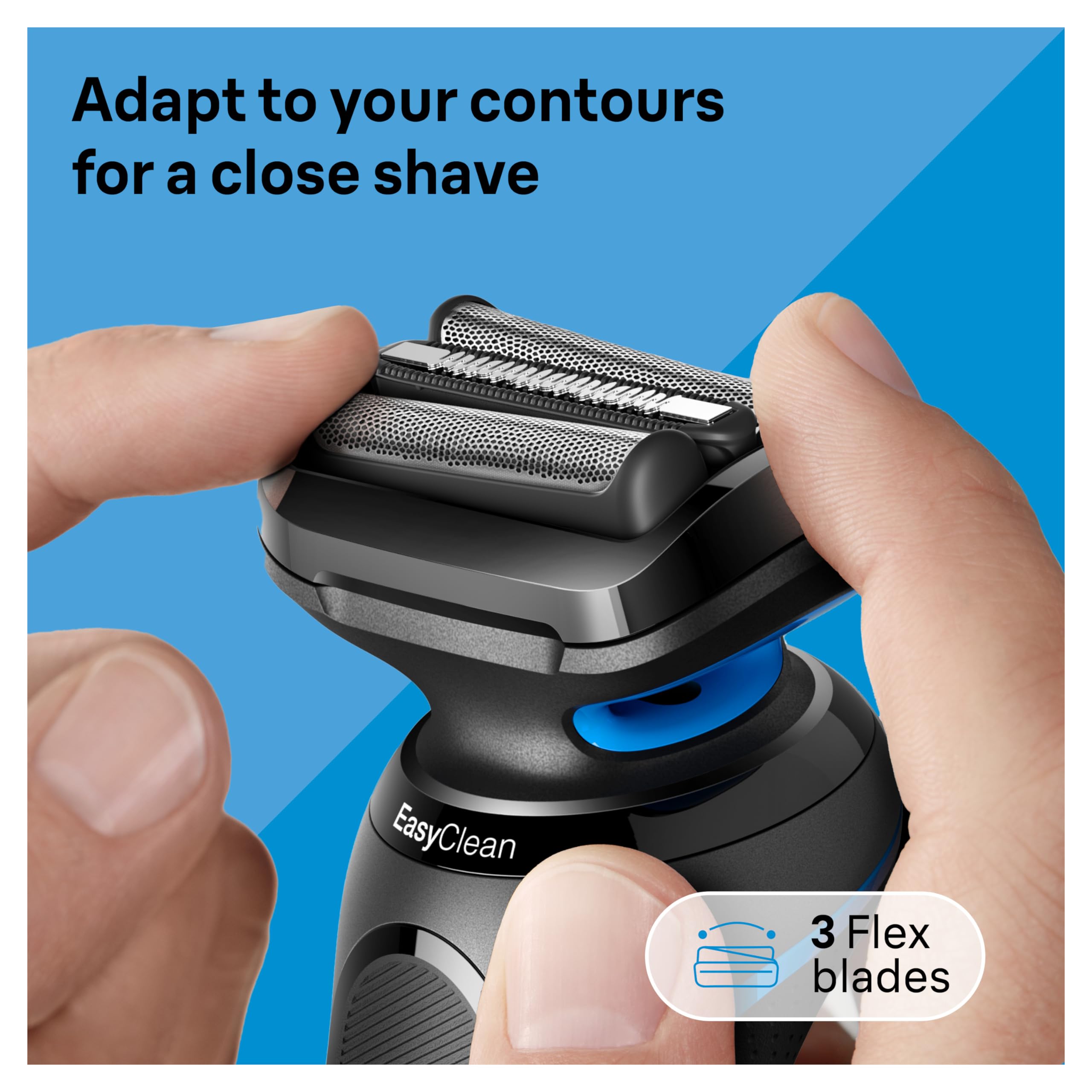 Braun Electric Shaver For Men, Series 5 5118S, Wet & Dry Shave, Turbo Shaving Mode, Foil Shaver, Engineered In Germany, With Pre