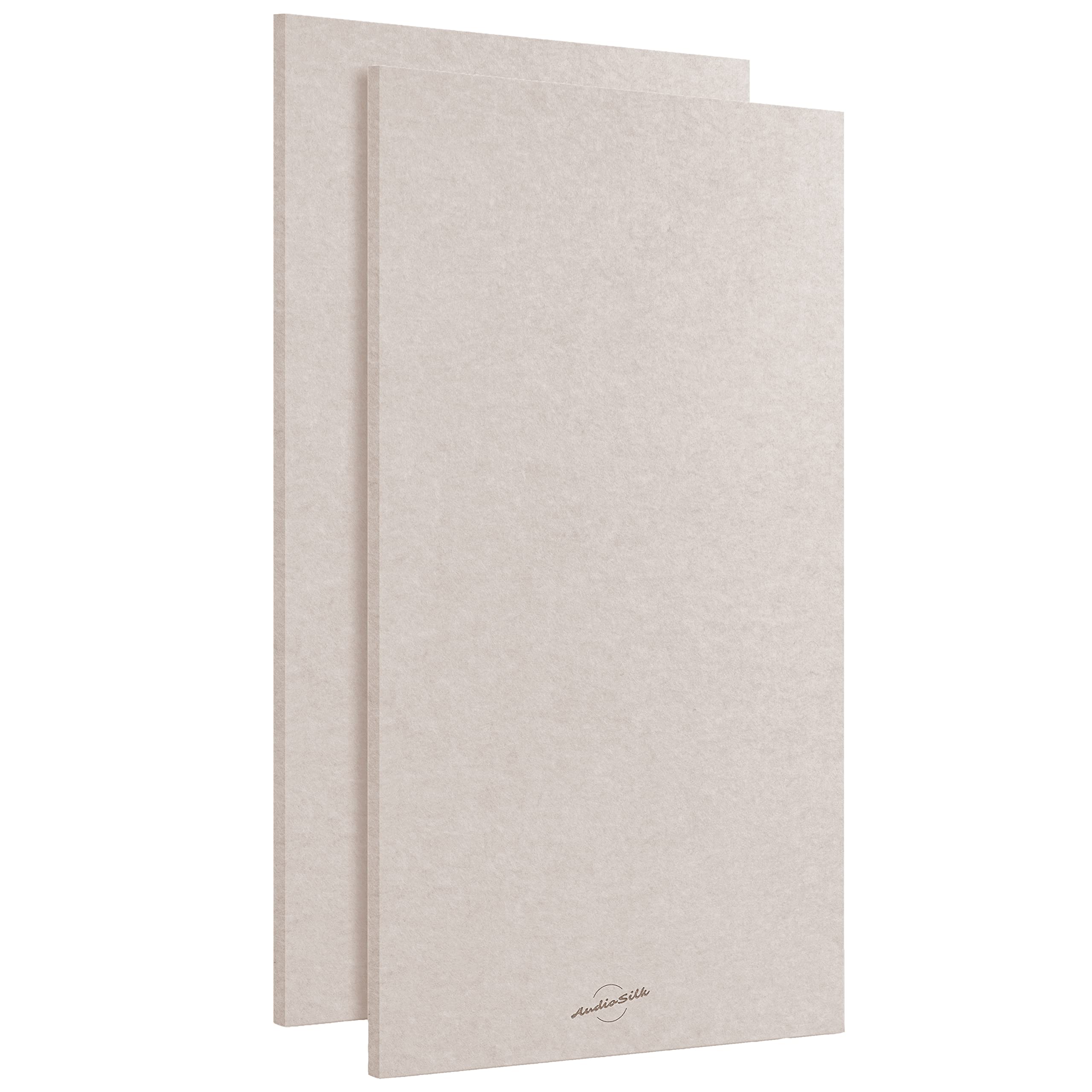 AudioSilk Acoustic Panels, 2 Pack, Large, 46 x 23, Natural