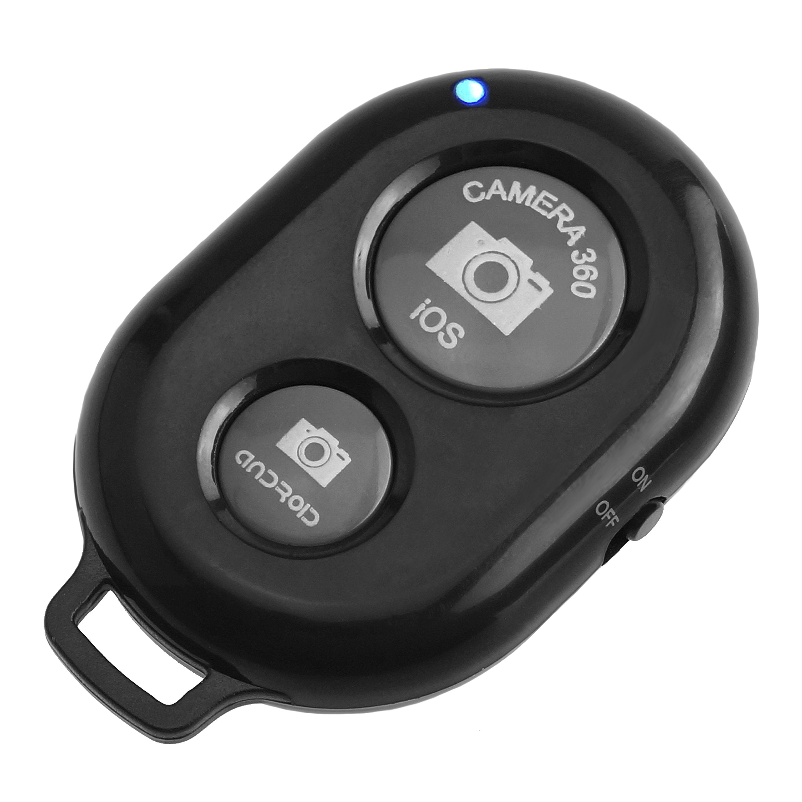 Camkix Wireless Bluetooth Camera Shutter Remote Control Clicker For Smartphones   Create Amazing Photos And Selfies   Compatible With All Ios And Android Devices With Bluetooth/Including Wrist Strap