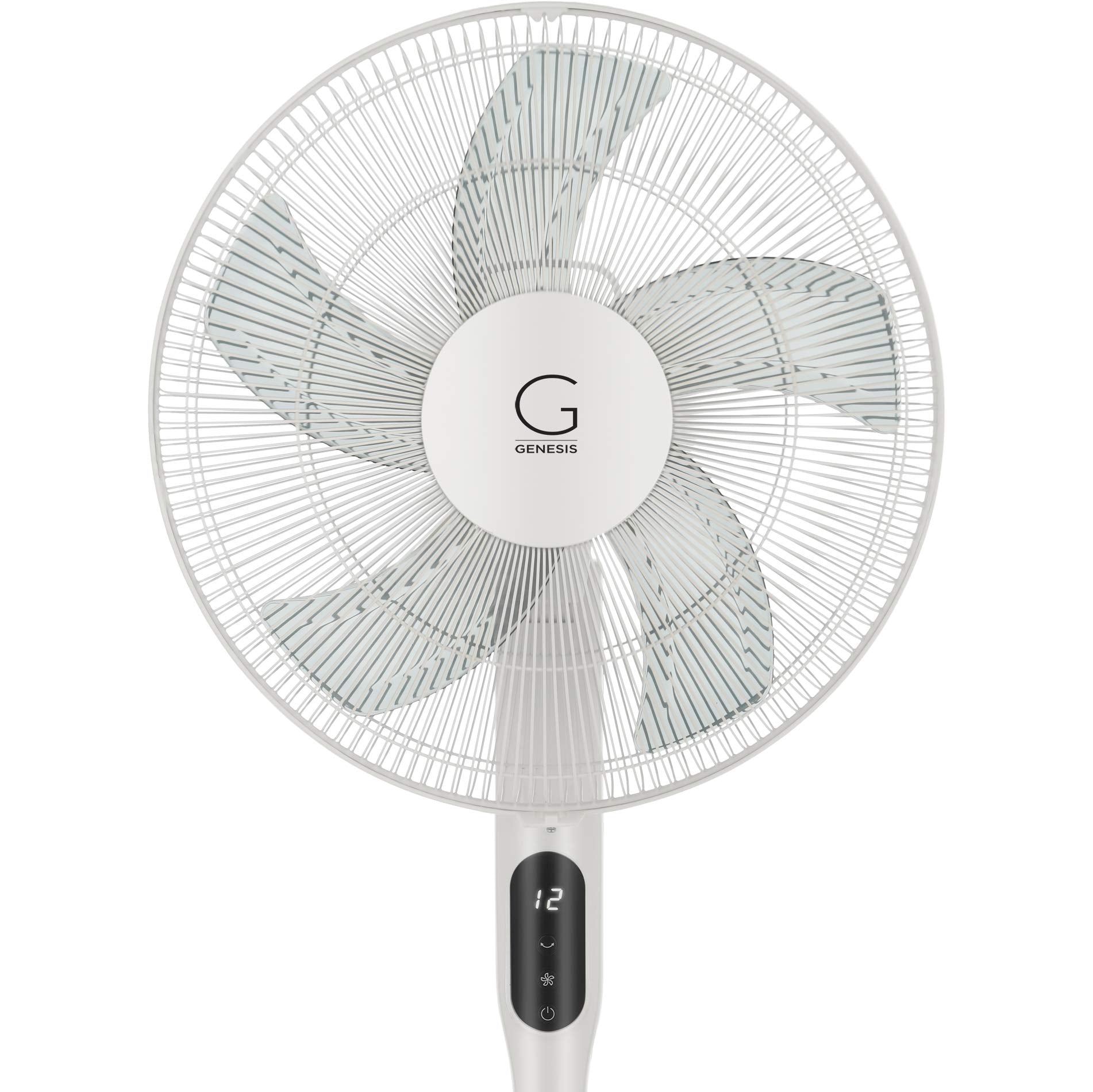 Genesis High Velocity 16 Inch Dc Stand Fan With Super Silent Technology, And Remote