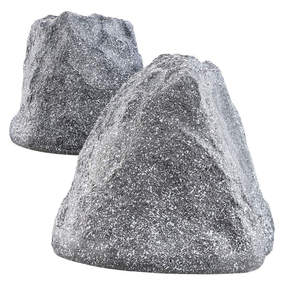 Osd 6.5 Grey High Fidelity Outdoor Rock Speaker 150W Weather Resistant Passive Stereo Pair Rs670