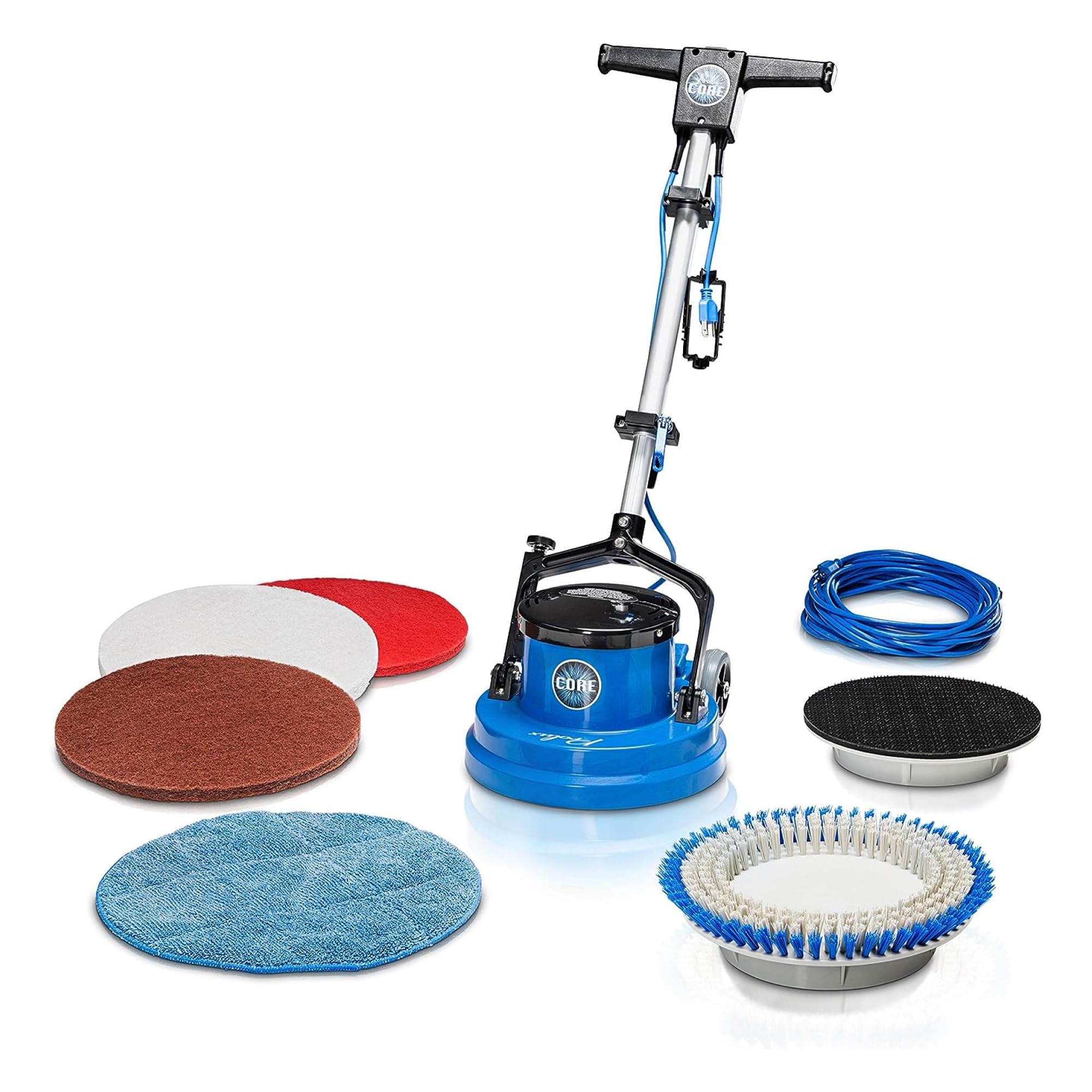Prolux Core Heavy Duty Single Pad Commercial Polisher, Floor Buffer Machine, Scrubber, 15 Inch Commercial Duty