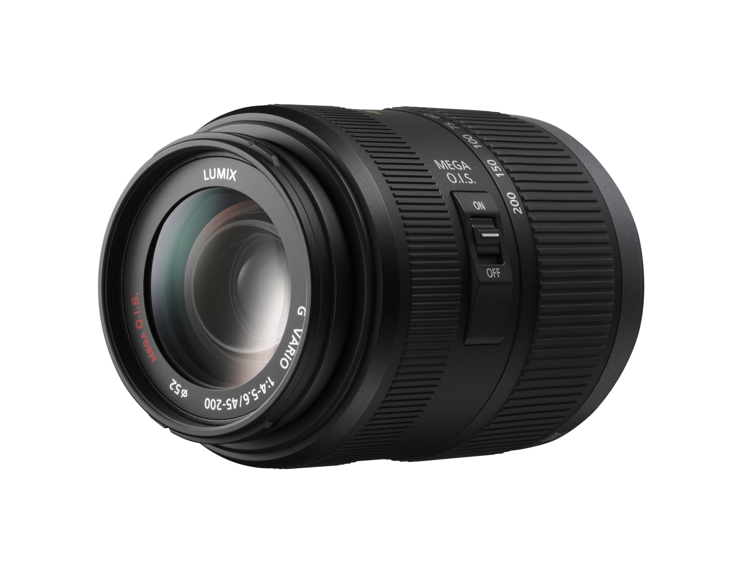 PANASONIC LUMIX G VARIO LENS, 45-200MM, F4.0-5.6 ASPH., MIRRORLESS MICRO FOUR THIRDS, MEGA OPTICAL I.S., H-FS045200 (USA BLACK)