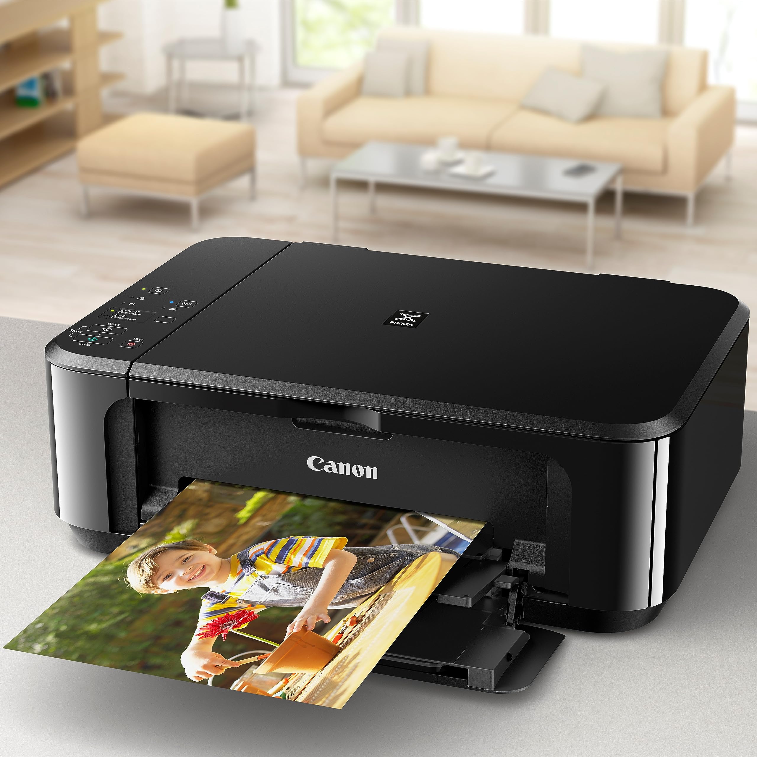Canon Pixma Mg3620 Wireless All In One Color Inkjet Printer With Mobile And Tablet Printing, Black