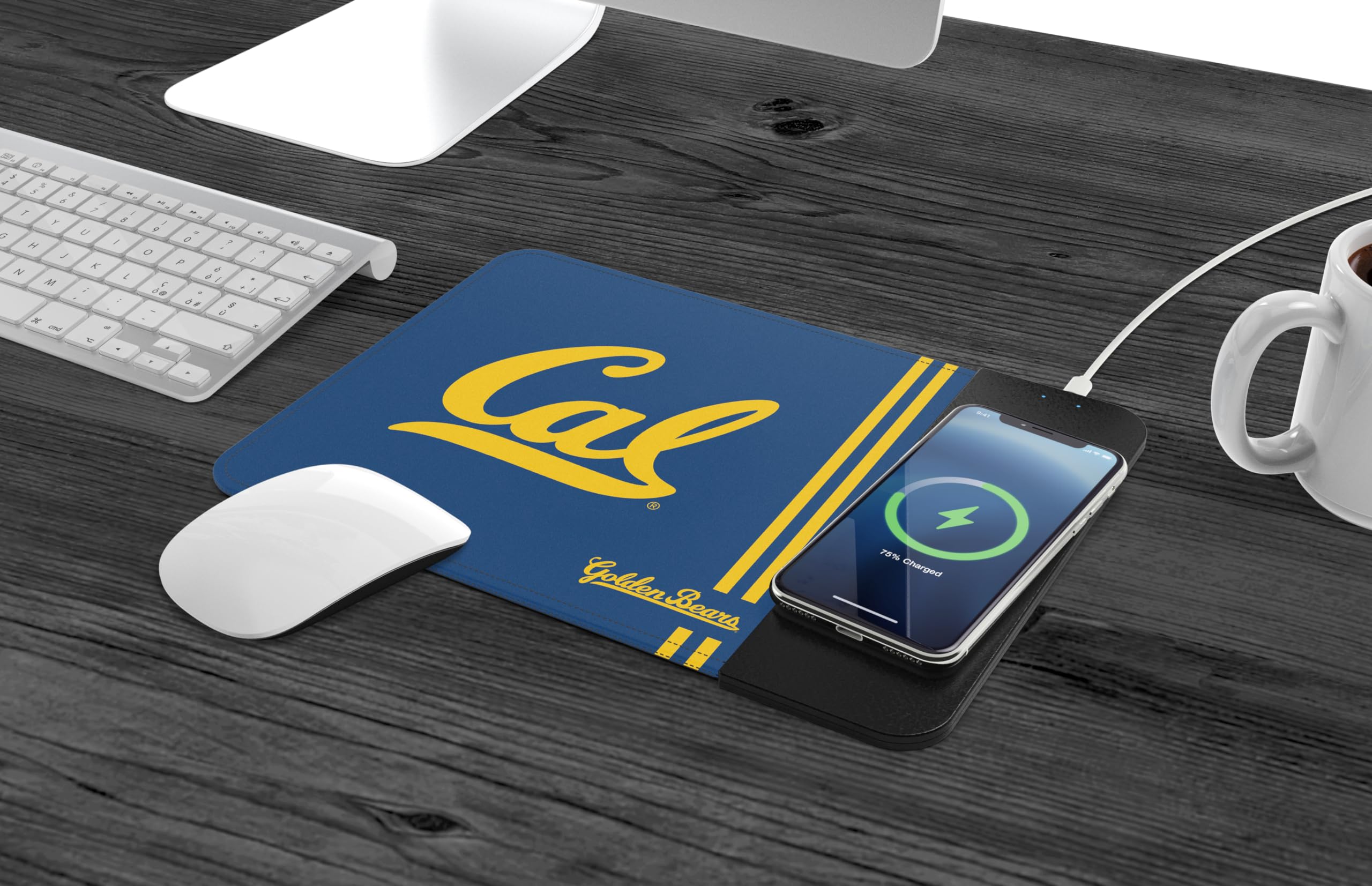 Soar Ncaa Wireless Charging Mouse Pad, Cal Golden Bears