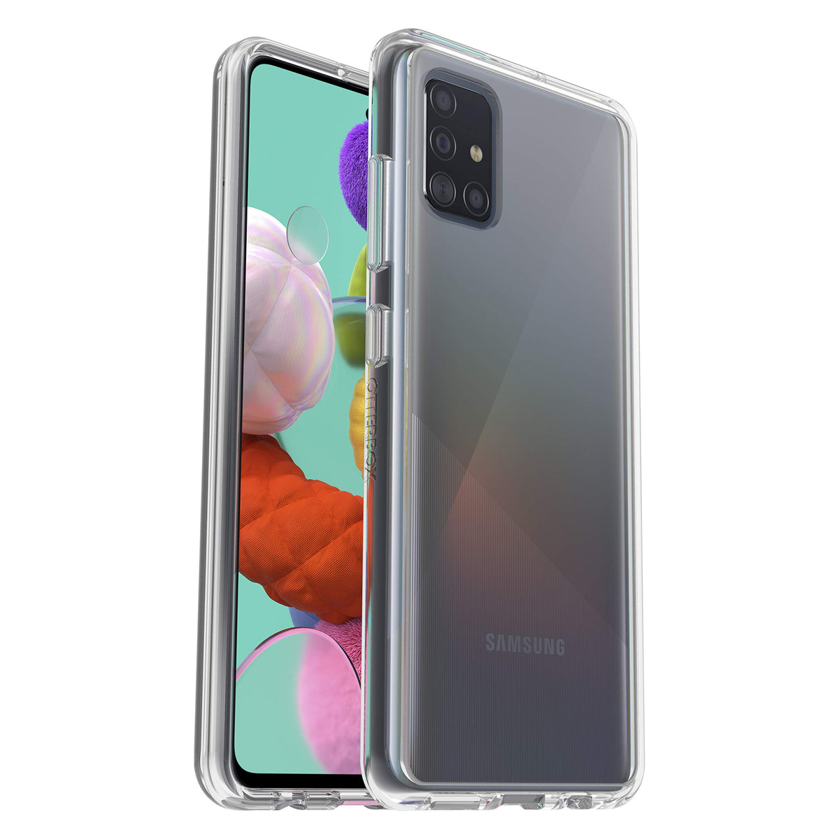 Otterbox Sleek Case, Streamlined Protection For Samsung Galaxy A51   Clear (77 65285)   Non Retail Packaging