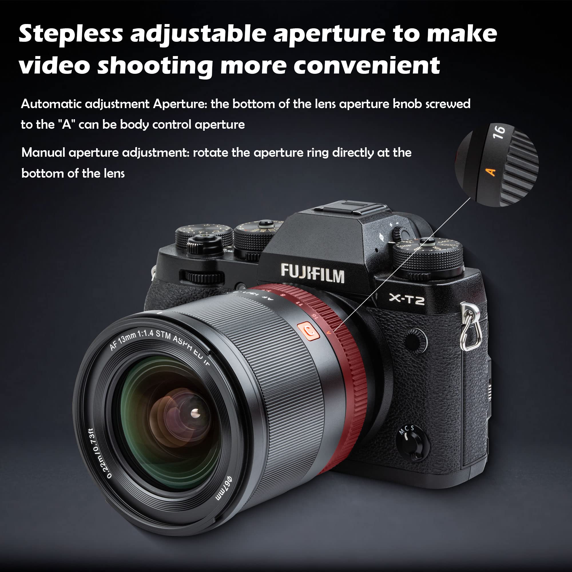 Viltrox 13Mm F1.4 F/1.4 Fuji X Mount Lens, Ultra Wide Angle Aps-C Auto-Focus Prime Lens For Fujifilm X-Mount Mirrorless Cameras